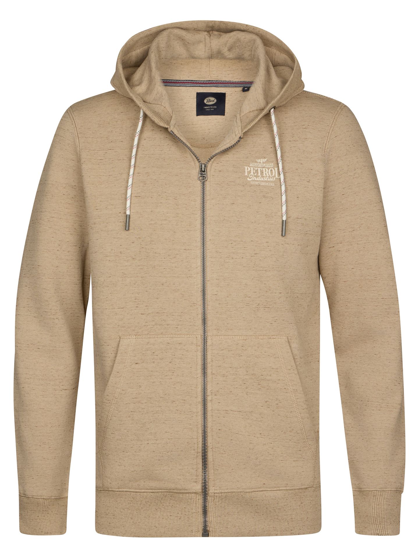 Petrol Industries Men Sweater Hooded Zip 7130 light tan 00116937-EKA26002700000141