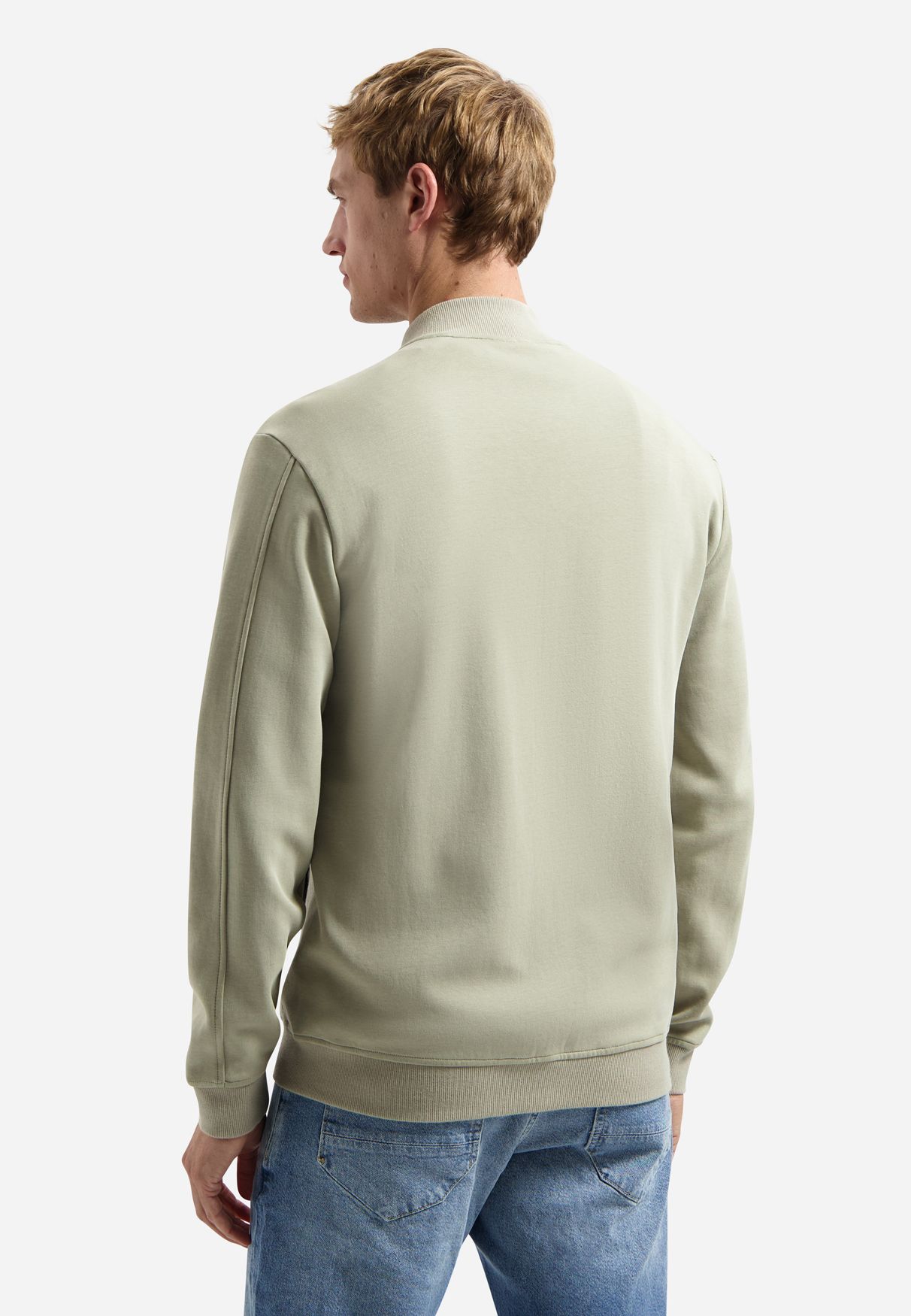 No Excess Sweater Full Zip Relief Mix-Match 044 taupe 2900163653069