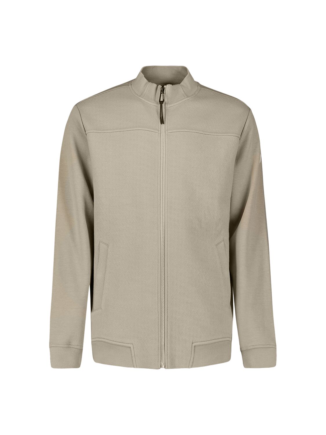 No Excess Sweater Full Zip Relief Mix-Match 044 taupe 2900163653069