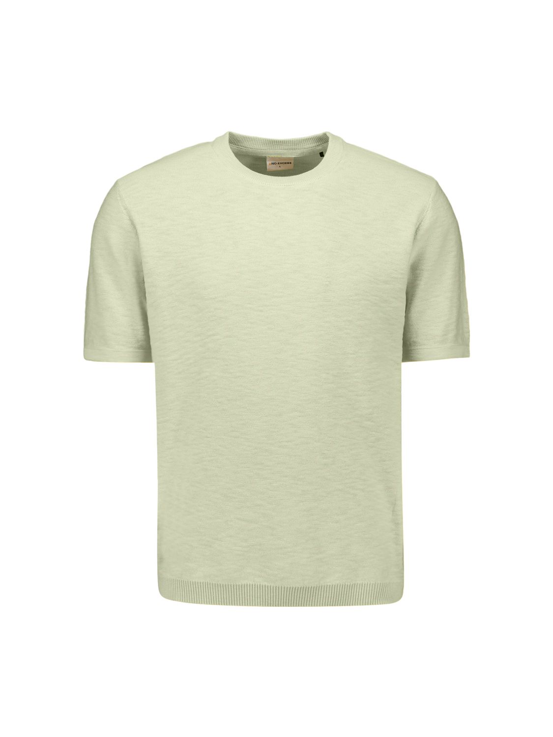 No Excess Pullover Short Sleeve Crew Neck Slub 057 seagreen 2900163658064