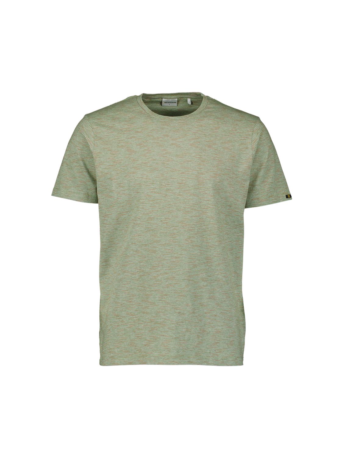 No Excess T-Shirt Crewneck Space Dyed Stripe 050 green 2900163667073