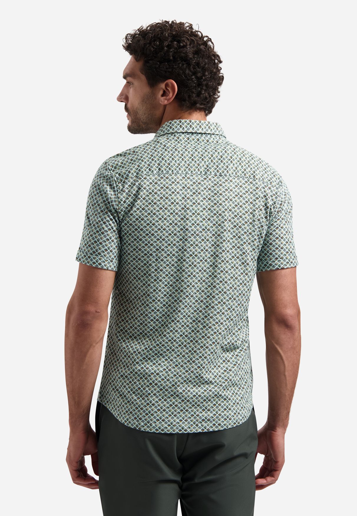 No Excess Shirt Short Sleeve Jersey Allover Printed 050 green 2900163678062