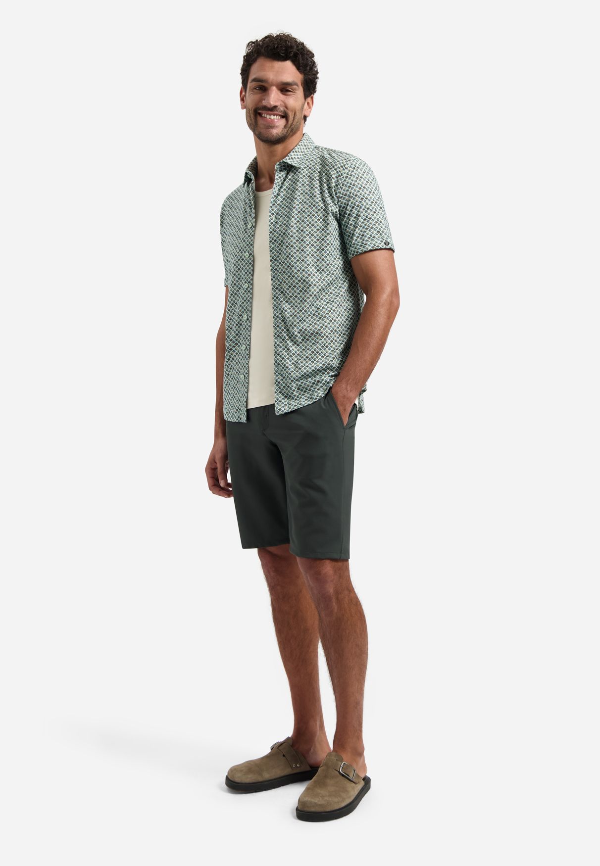No Excess Shirt Short Sleeve Jersey Allover Printed 050 green 2900163678062