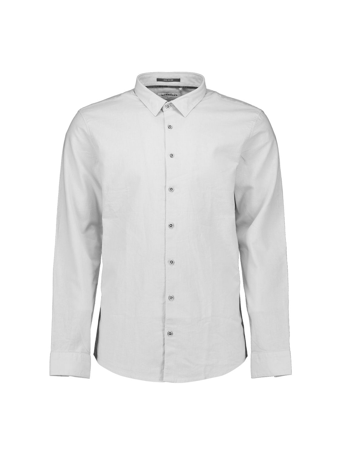 No Excess Shirt With Linen 010 white 00116956-EKA14000100000075