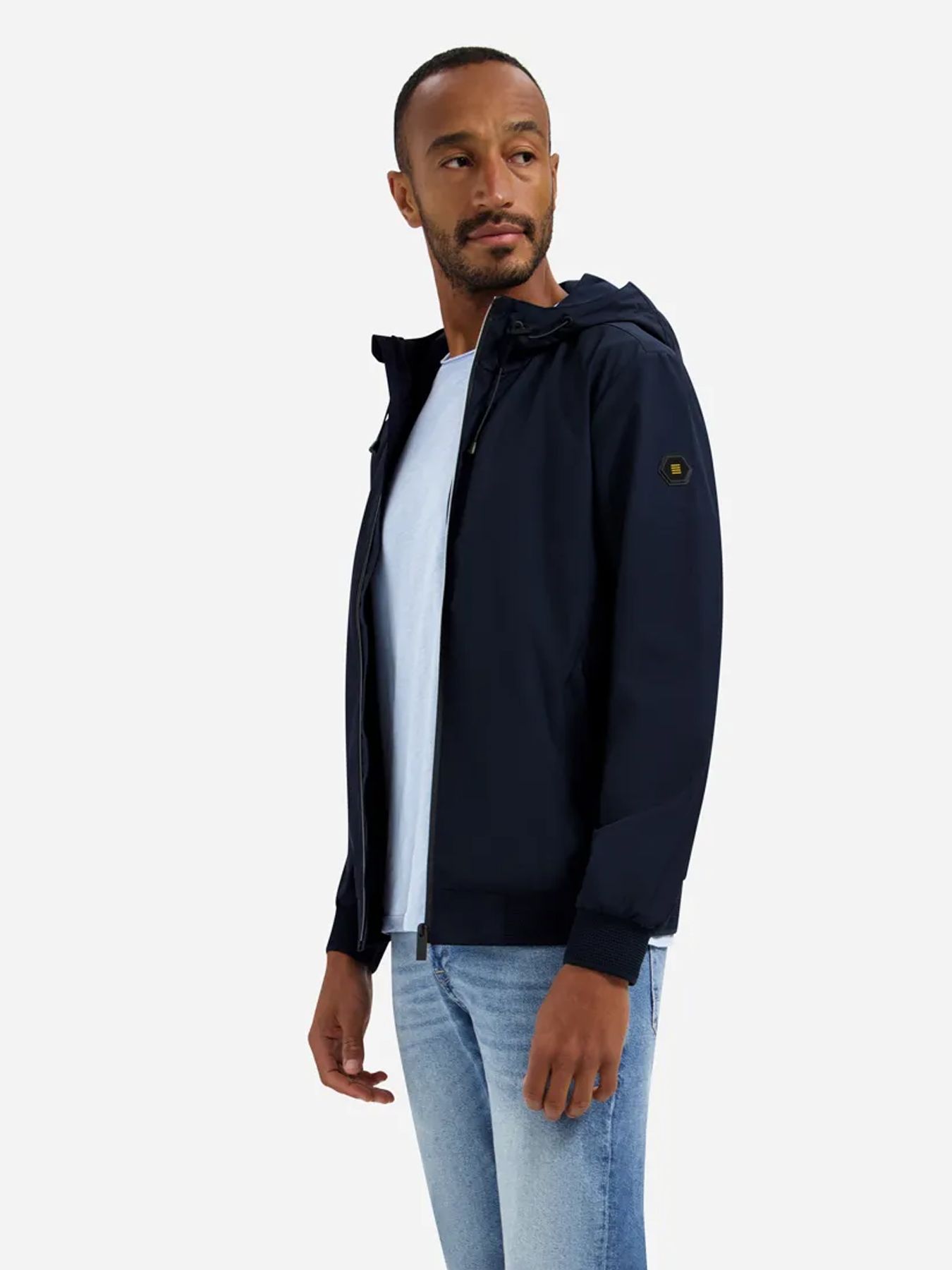 No Excess Jacket Short Fit Hooded 078 night 00116959-EKA14000100000065