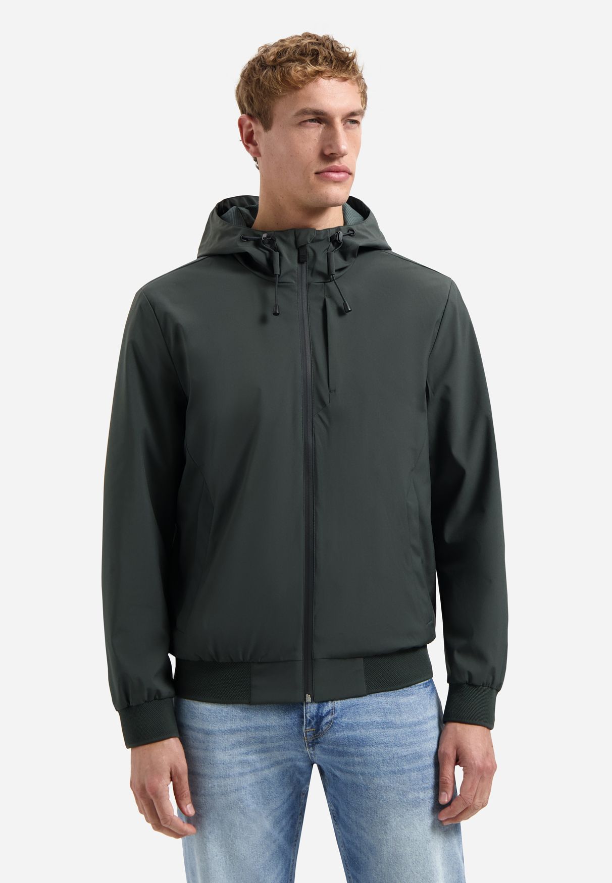 No Excess Jacket Short Fit Hooded 124 dark steel 00116959-EKA14000100000072