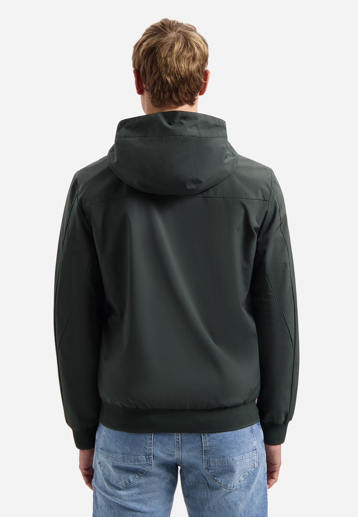 No Excess Jacket Short Fit Hooded 124 dark steel 2900163688047