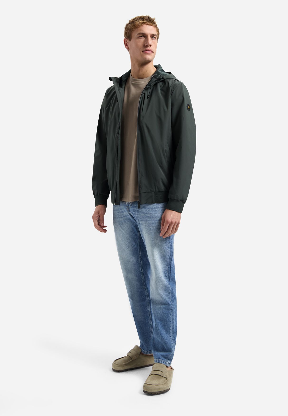 No Excess Jacket Short Fit Hooded 124 dark steel 2900163688047