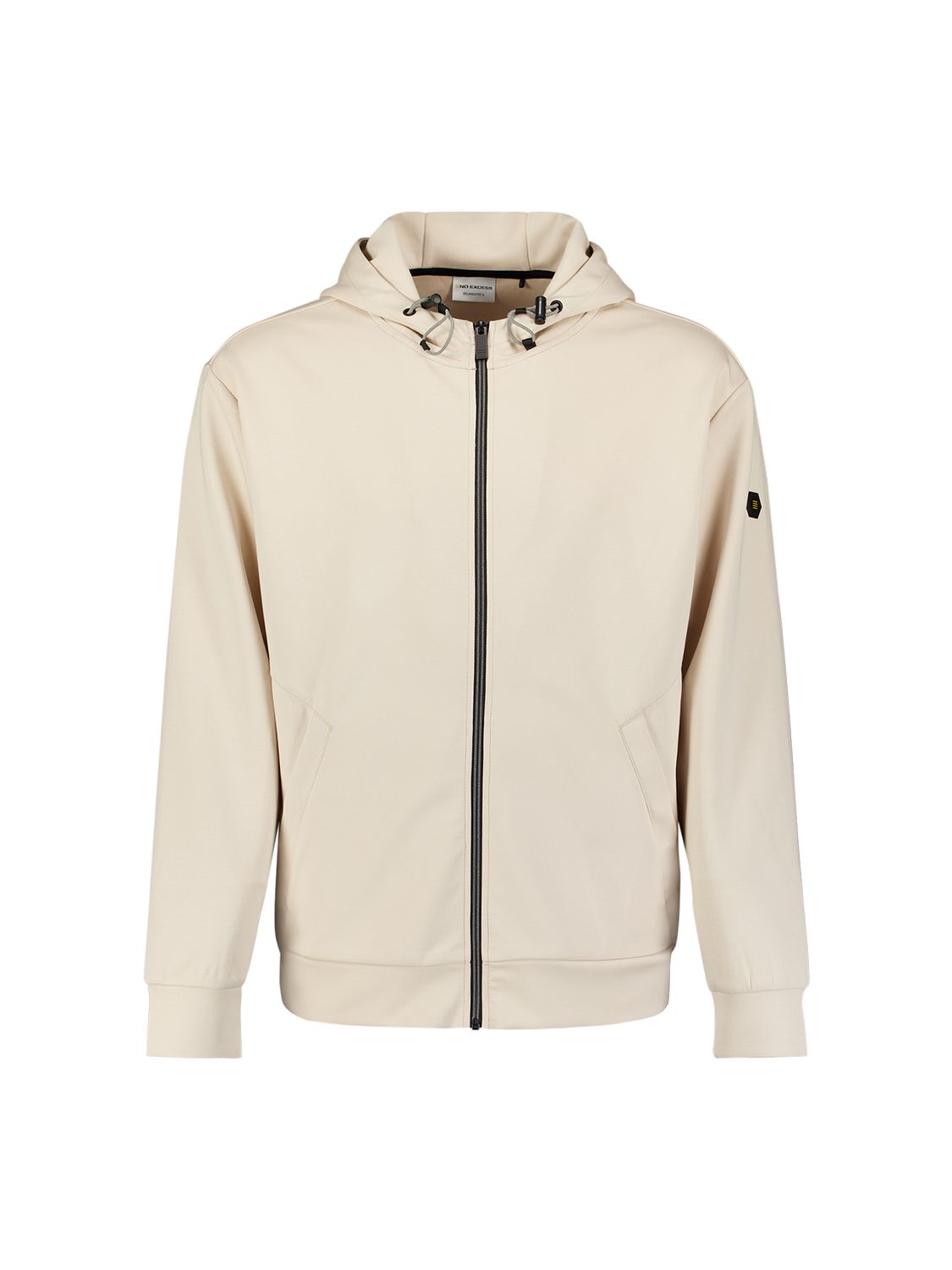 No Excess Sweater Full Zipper Hooded Interlock 045 desert 2900163694093