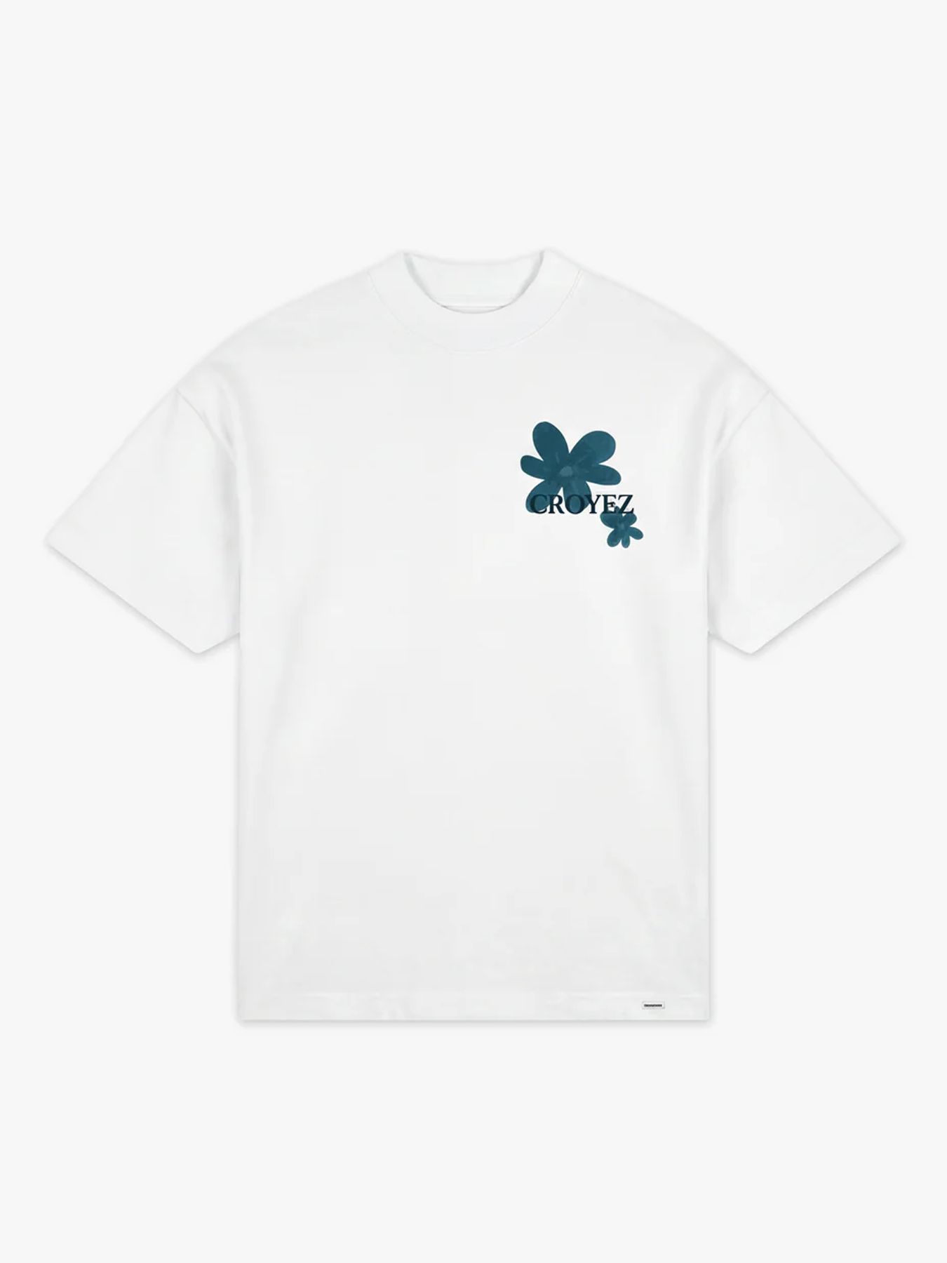 Croyez Croyez Botanique T-Shirt 40018 white/dark teal 2900163707076