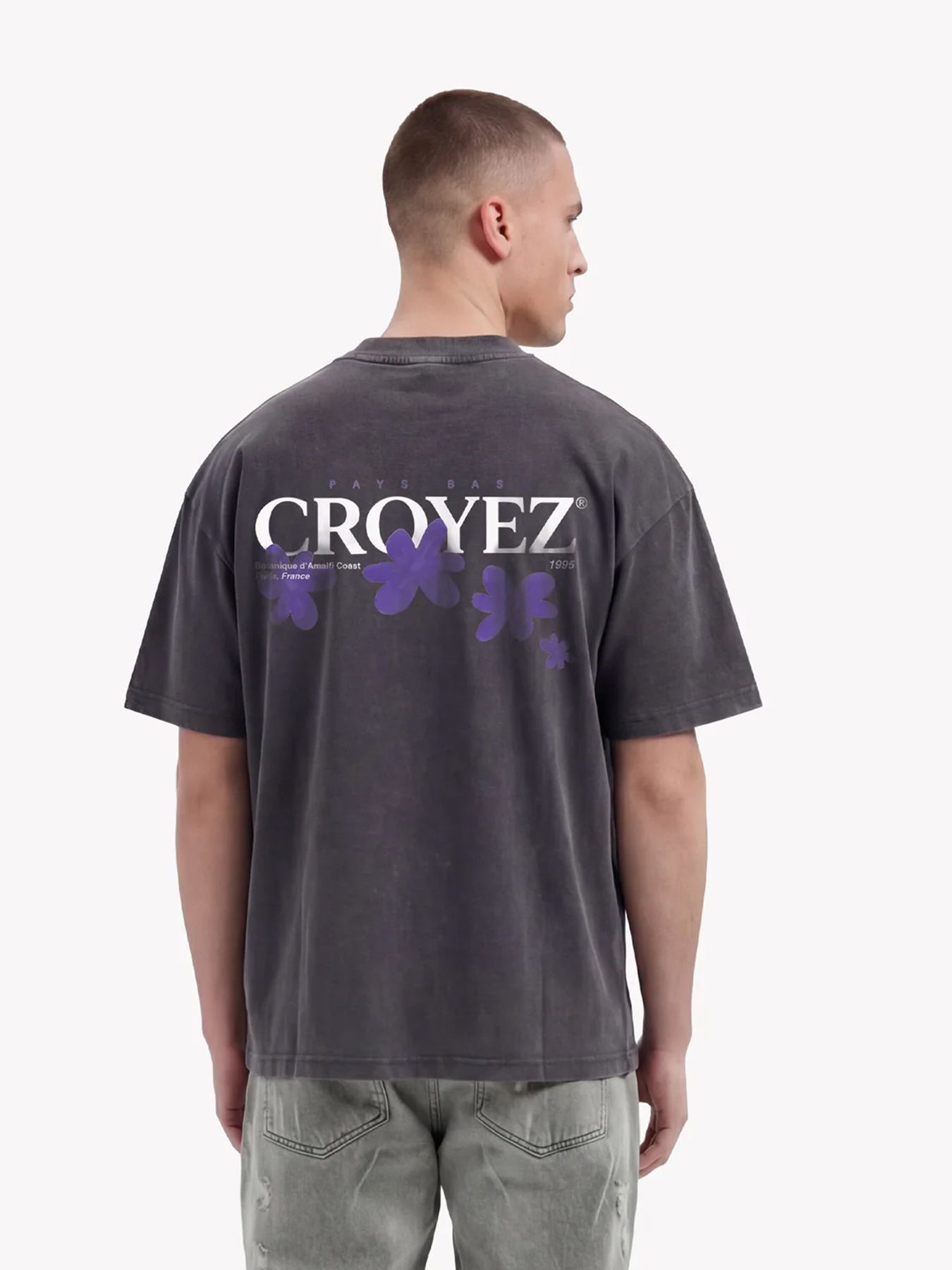 Croyez Croyez Botanique T-Shirt 59002 acid wash/dark purple 2900163708042