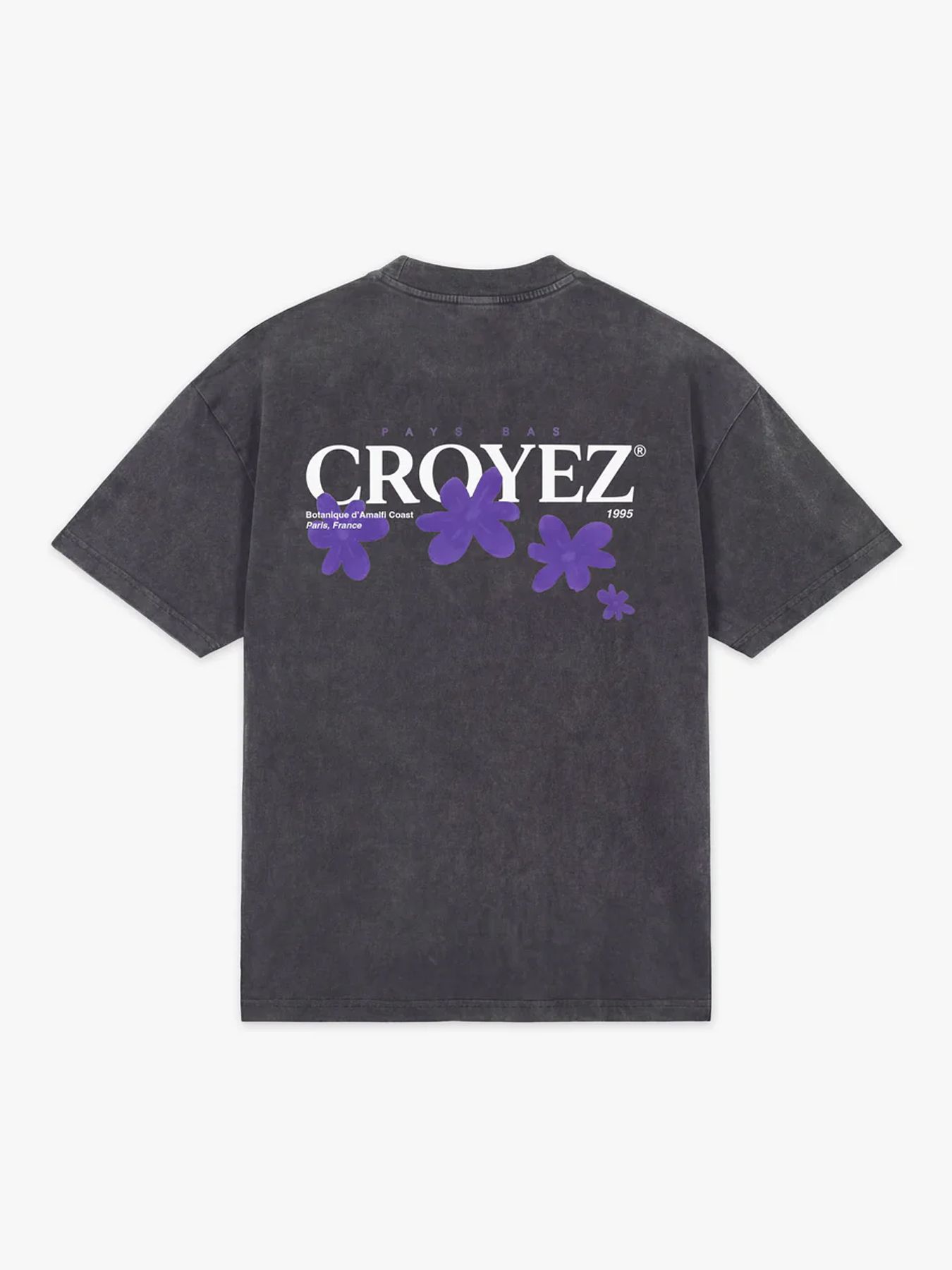 Croyez Croyez Botanique T-Shirt 59002 acid wash/dark purple 2900163708042