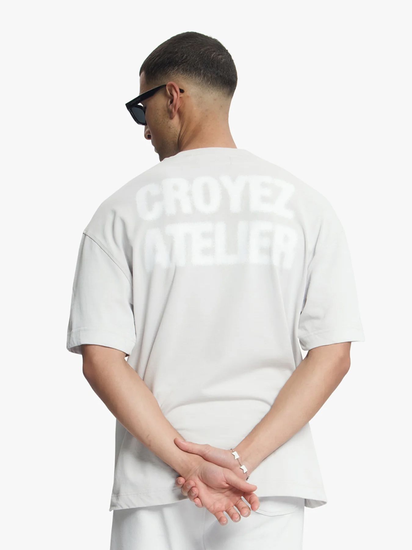 Croyez Croyez Sprayed Atelier T-Shirt 41002 light grey 2900163709049