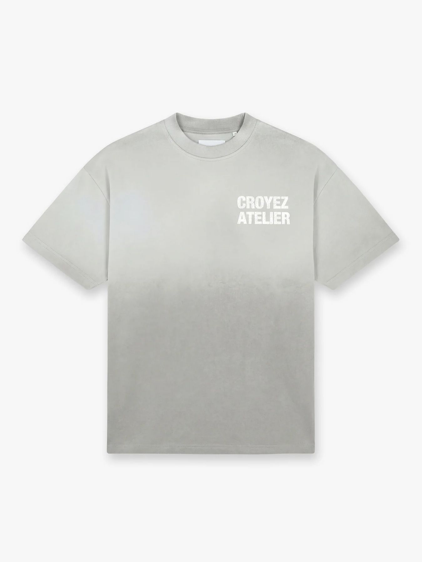 Croyez Croyez Sprayed Atelier T-Shirt 41002 light grey 2900163709049