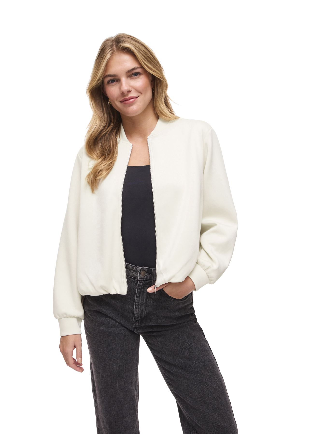 Vila VIANYERA O-NECK L/S SHACKET Birch 00116978-EKA22000400000155