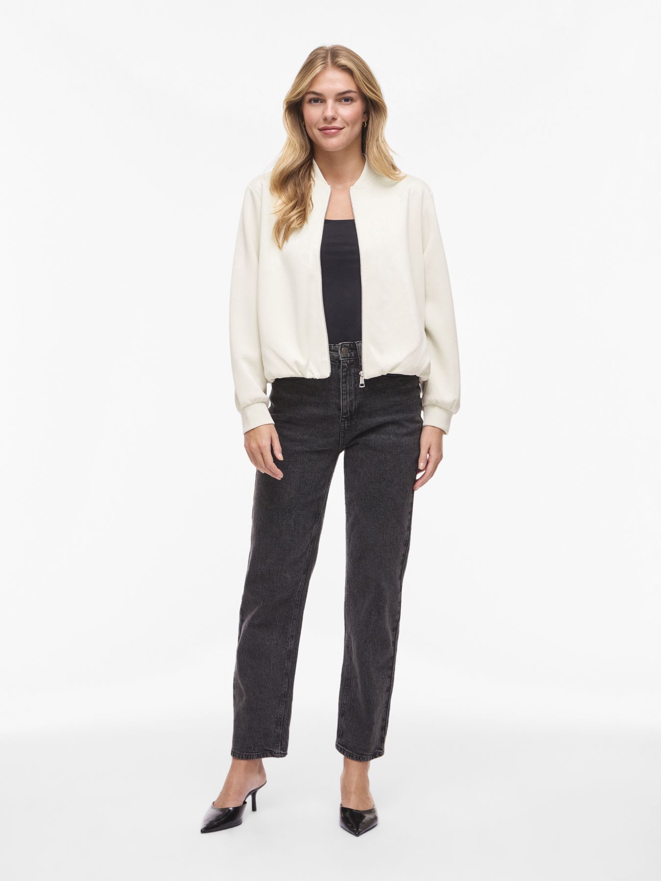 Vila VIANYERA O-NECK L/S SHACKET Birch 2900163716016