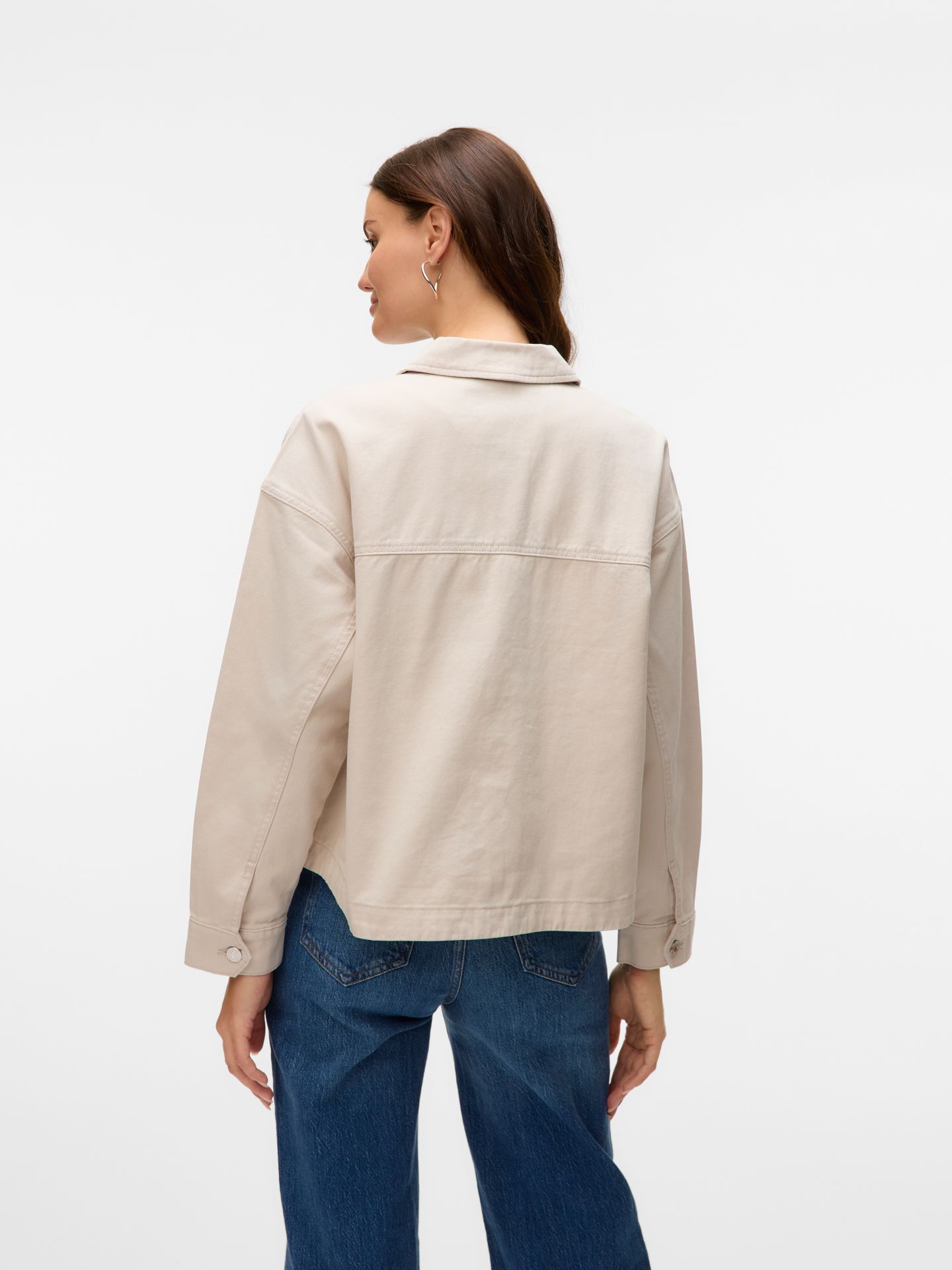 Vero Moda VMJAMIE LS DENIM SHACKET MIX GA NOO Birch 2900163753042