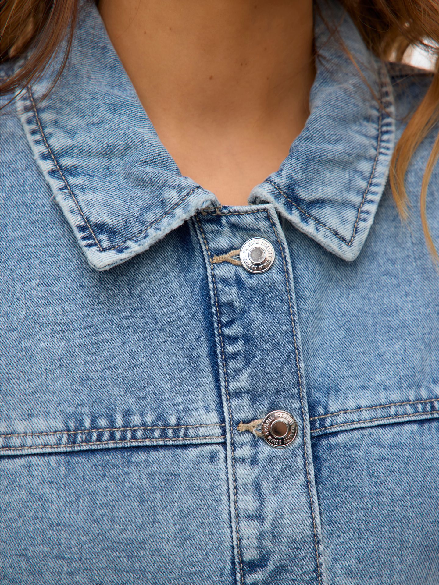 Vero Moda VMJAMIE LS DENIM SHACKET MIX GA NOO Light Blue Denim 2900163744057