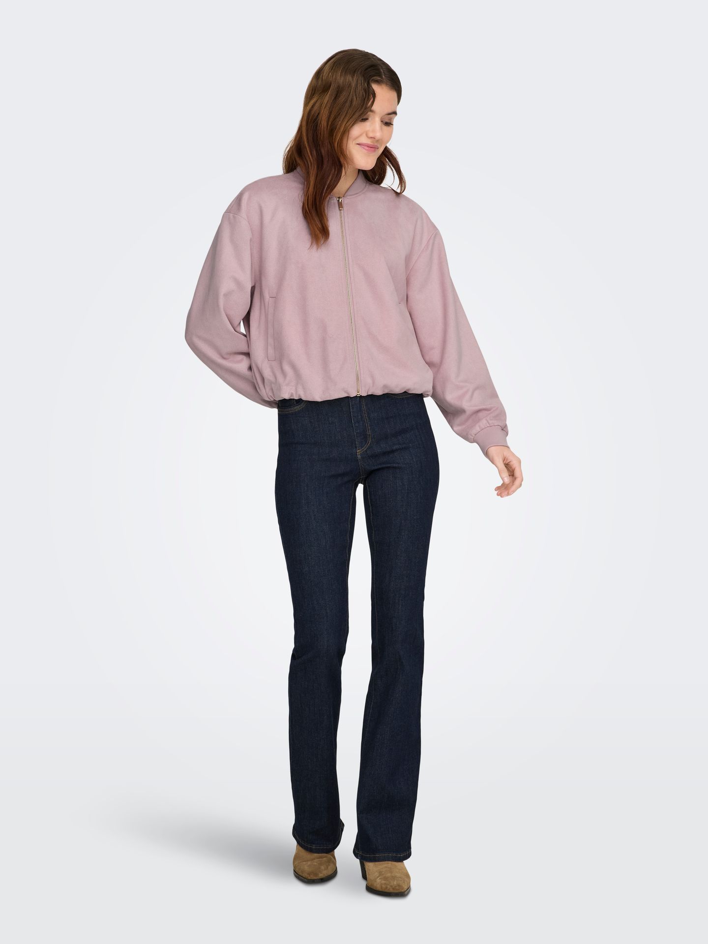 Only ONLMAVI LIFE LS FAUX SUEDE BOMBER C Burnished Lilac 2900163745054