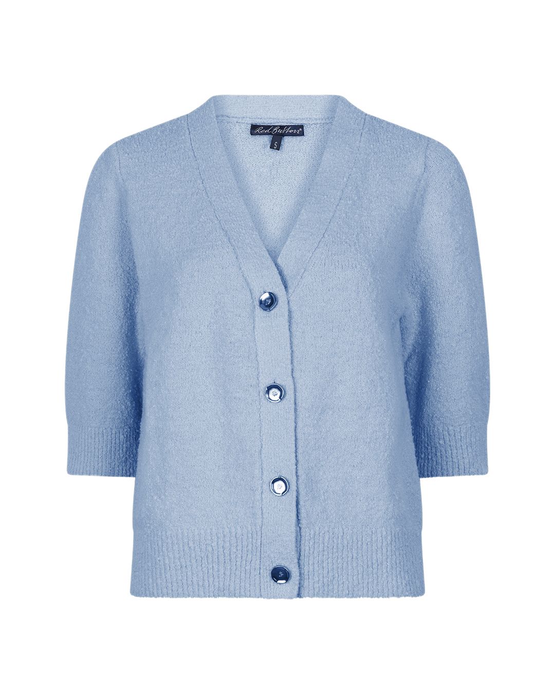 Red Button Cardigan Popcorn  Light Blue31 2900163760040