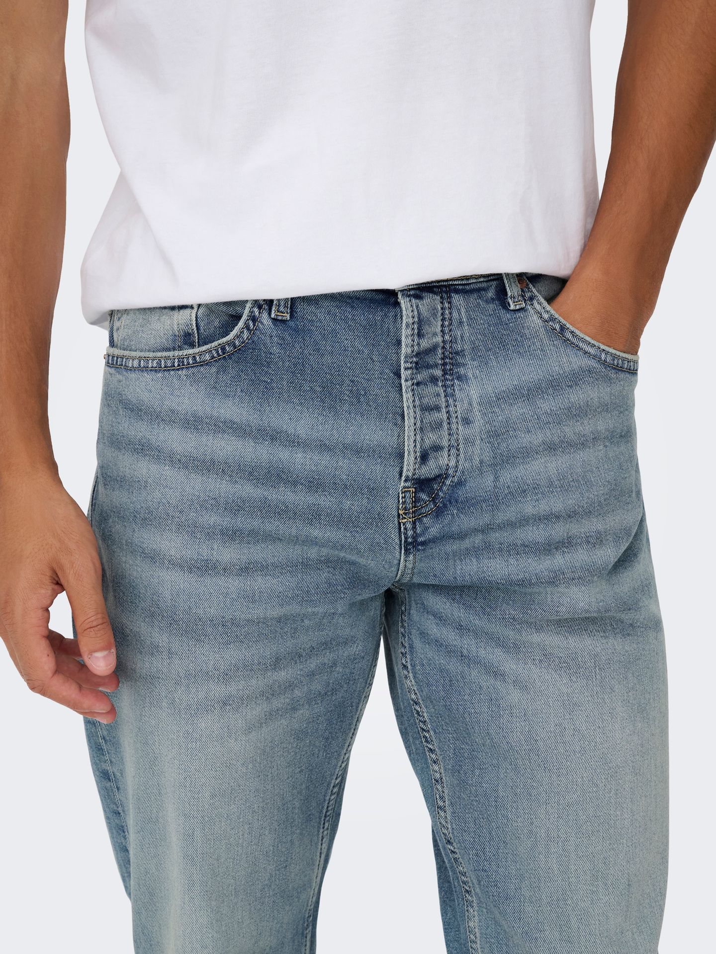 Only & Sons ONSEDGE PERFORMANCE LB 3816 DOT DNM Light Blue Denim 2900163763041