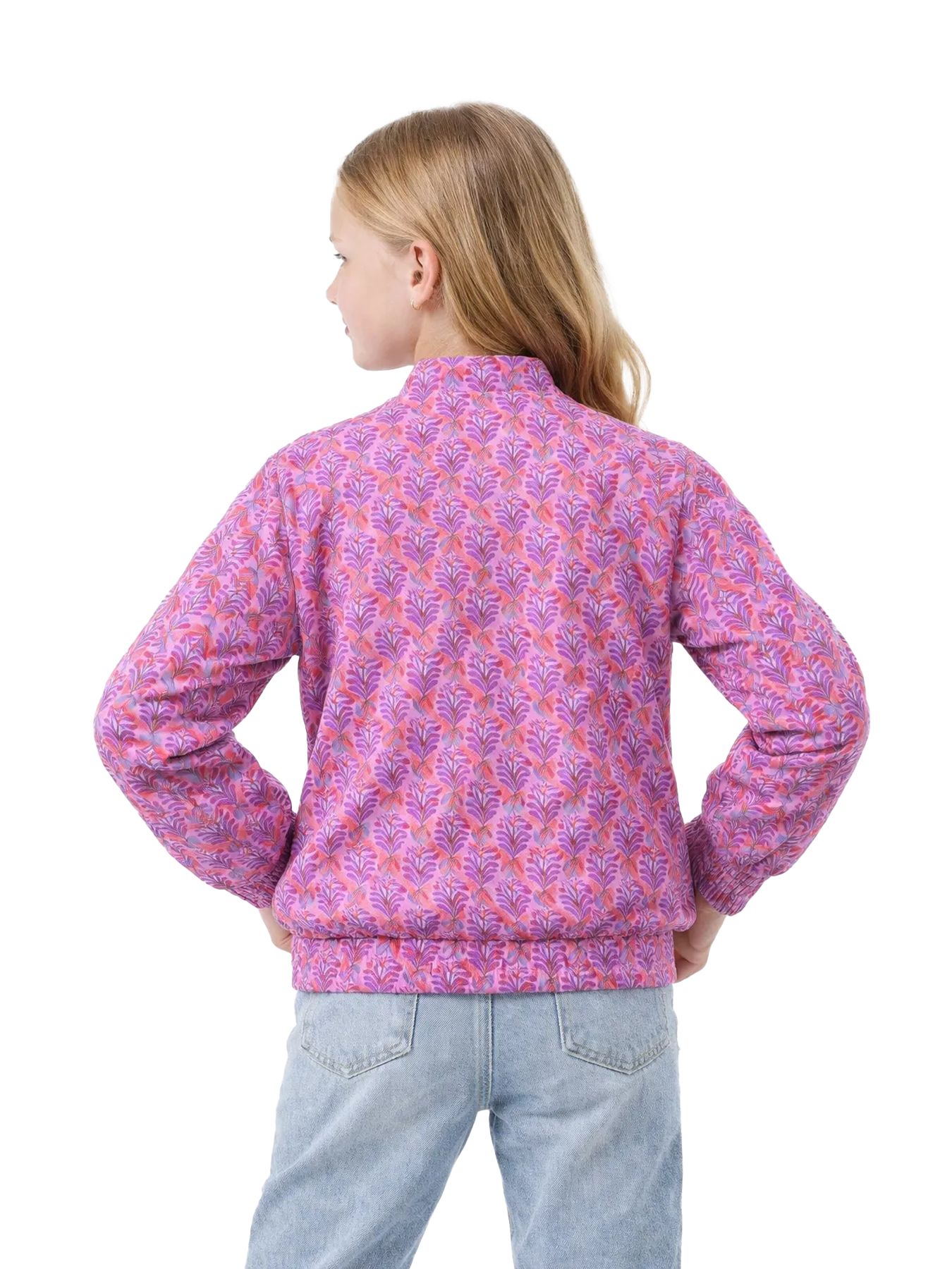 Only KOGBIANA AOP BOMBER CS OTW Roseate Spoonbill/Beach 2900163764048