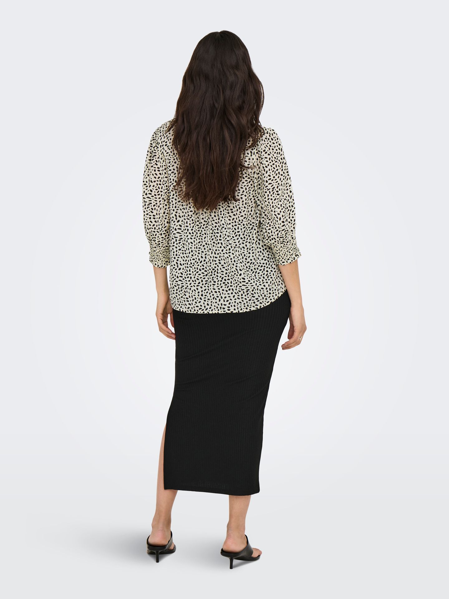 Only ONLRAYA 3/4 SHIRT WVN NOOS Cloud Dancer/2024 BRODERIE ANGLAISE 2900163783032