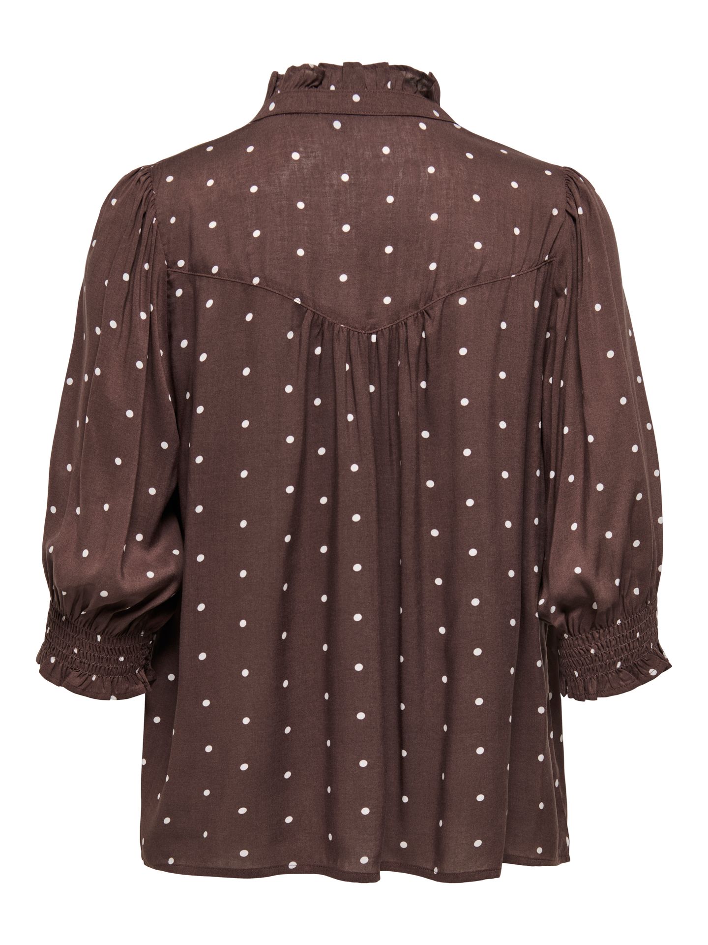 Only ONLRAYA 3/4 SHIRT WVN NOOS Deep Mahogany/Dots 2900168728021