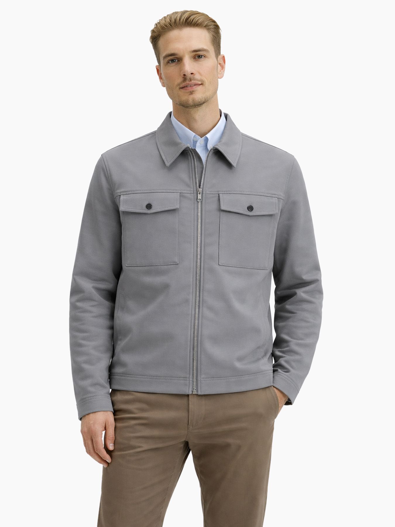 Jack & Jones JPRBLANEWPETE NEO SWEAT OVERSHIRT S Sedona Sage 00117006-EKA26011400000637