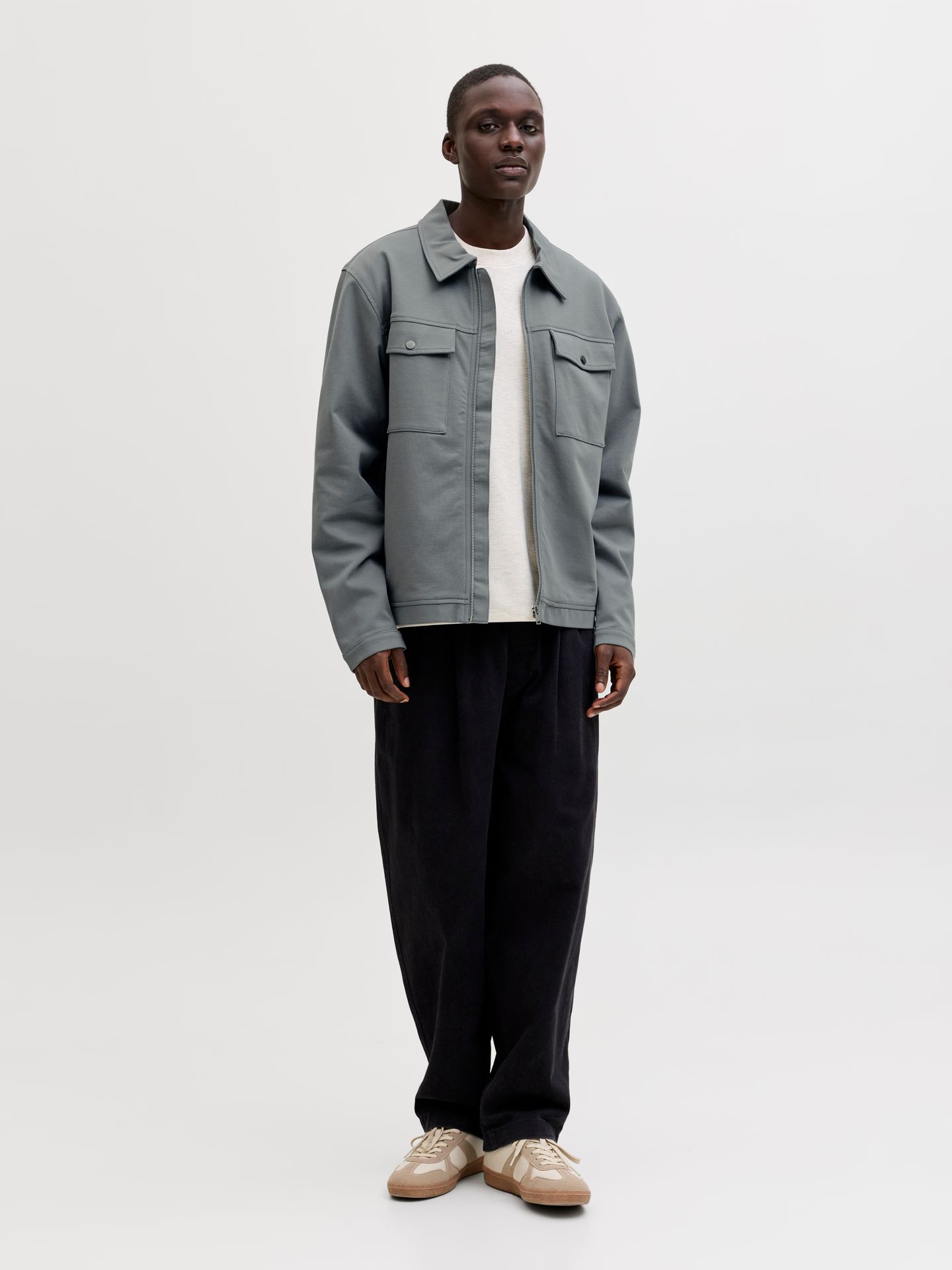 Jack & Jones JPRBLANEWPETE NEO SWEAT OVERSHIRT S Sedona Sage 2900163769012