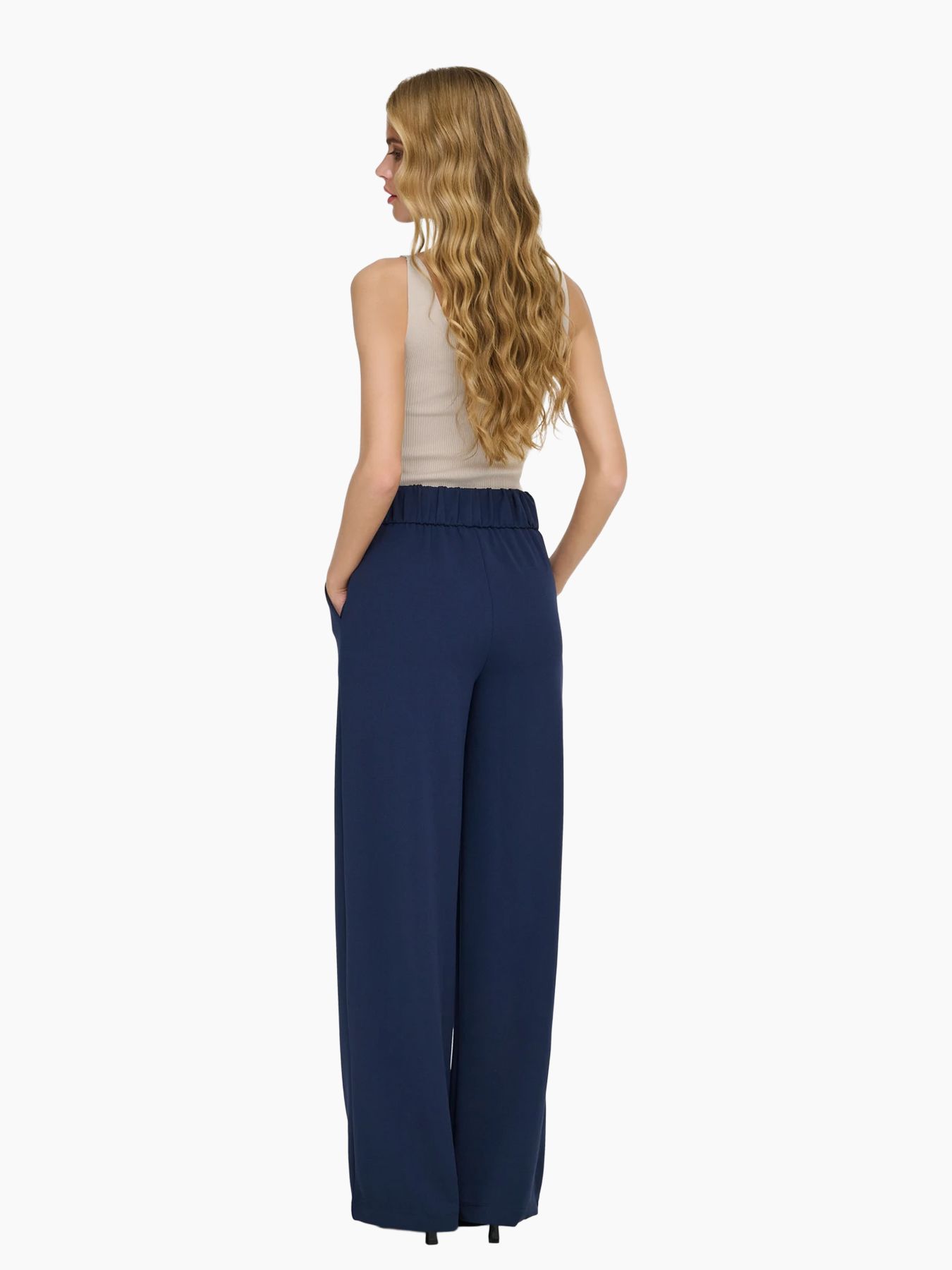 Only JDYBIRDIE GEGGO LONG PANT JRS NOOS Black Iris/MELANGE 2900163772036