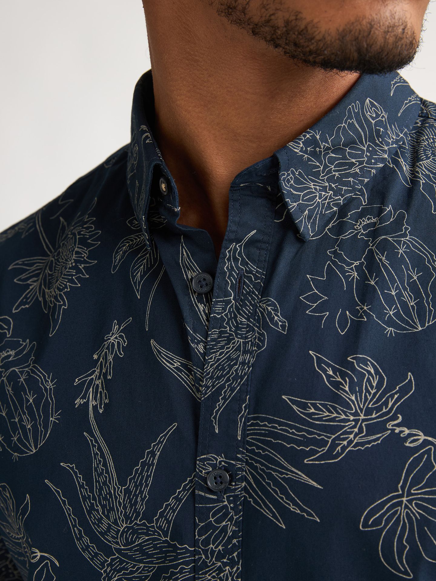 Petrol Industries Men Shirt Short Sleeve AOP 5178 navy blue 2900163837070