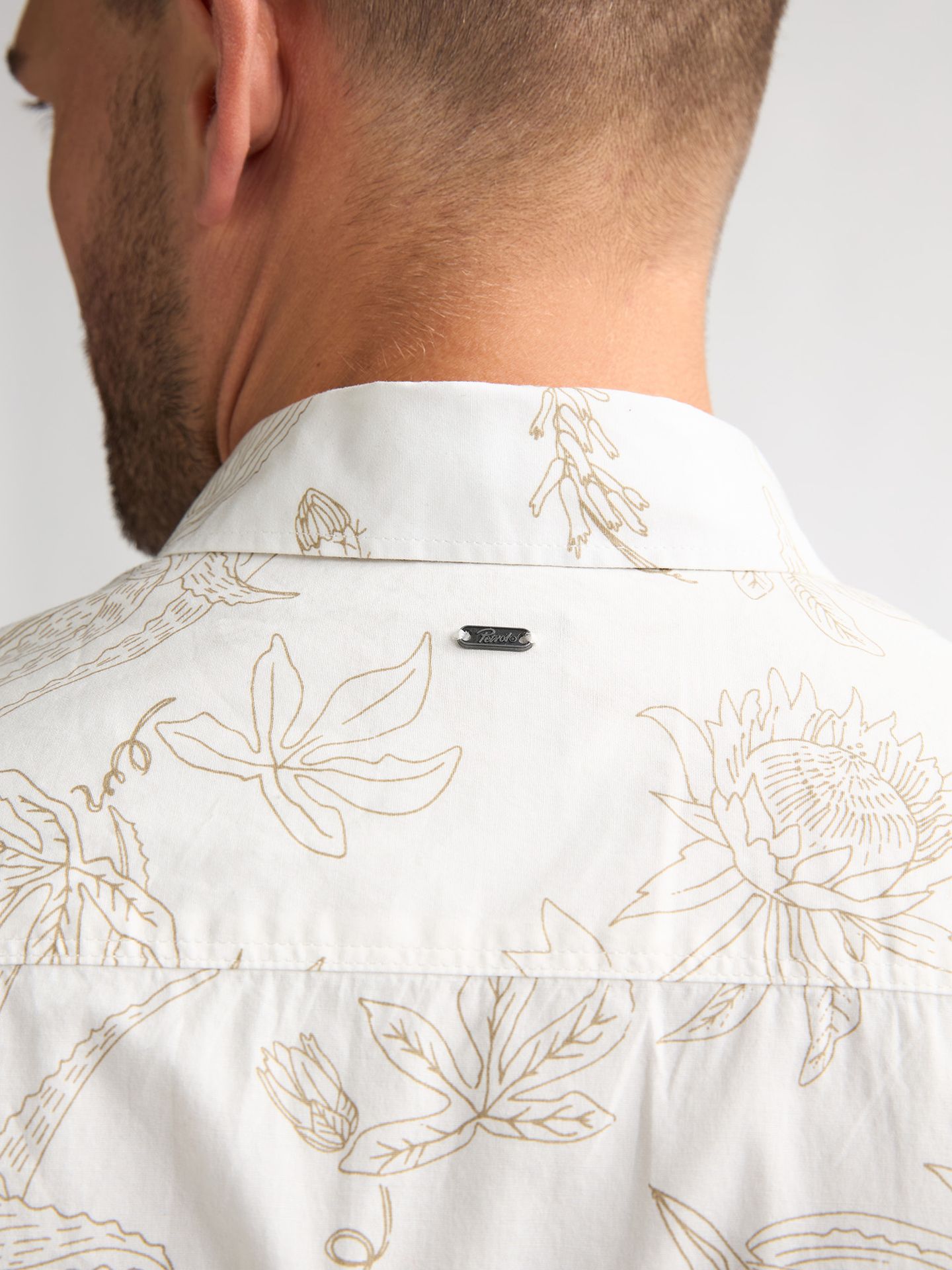 Petrol Industries Men Shirt Short Sleeve AOP 0006 chalk white 2900163836080