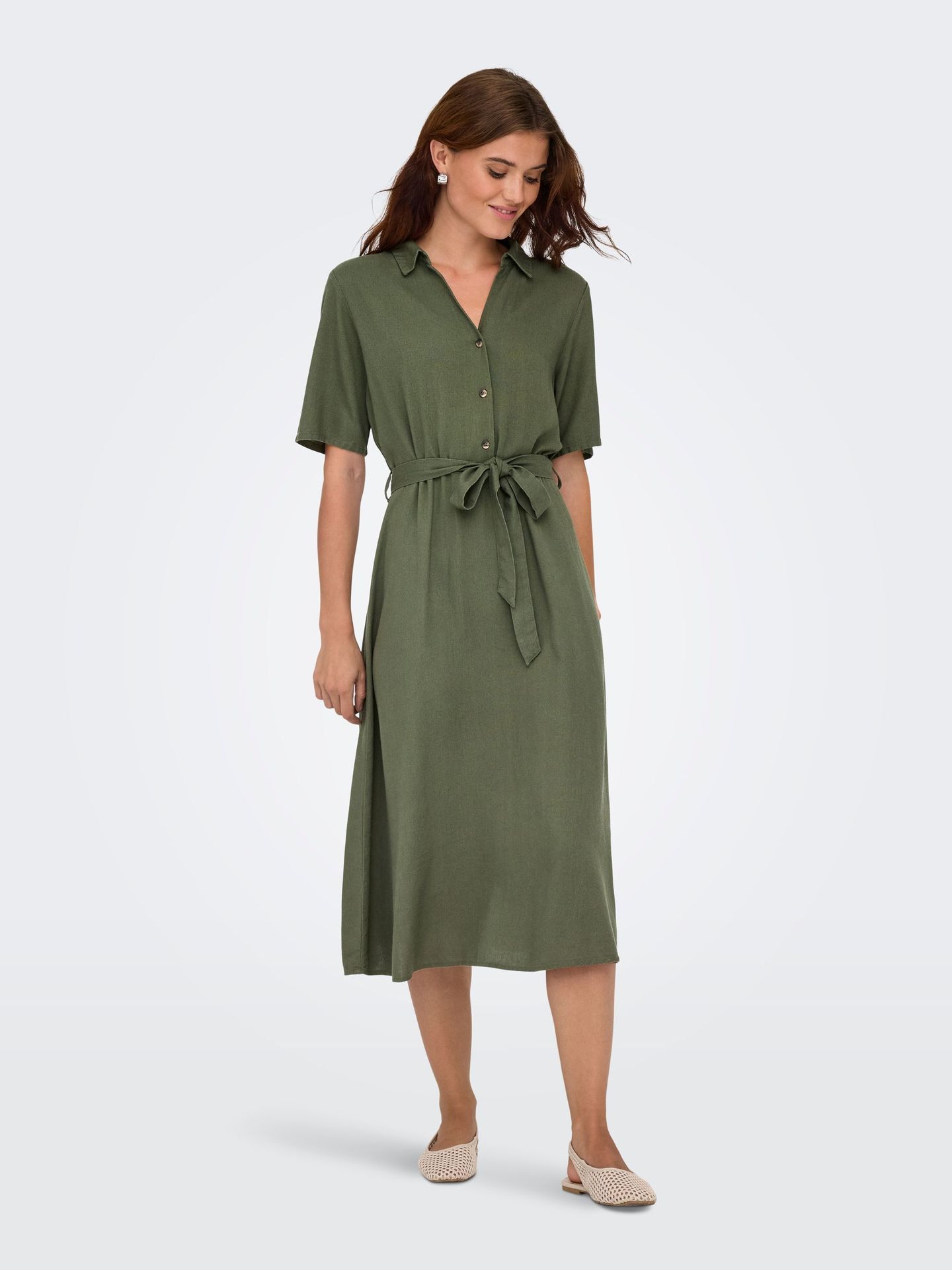 Only JDYSAY 2/4 MIDI SHIRT DRESS WVN NOO Kalamata 2900163863024