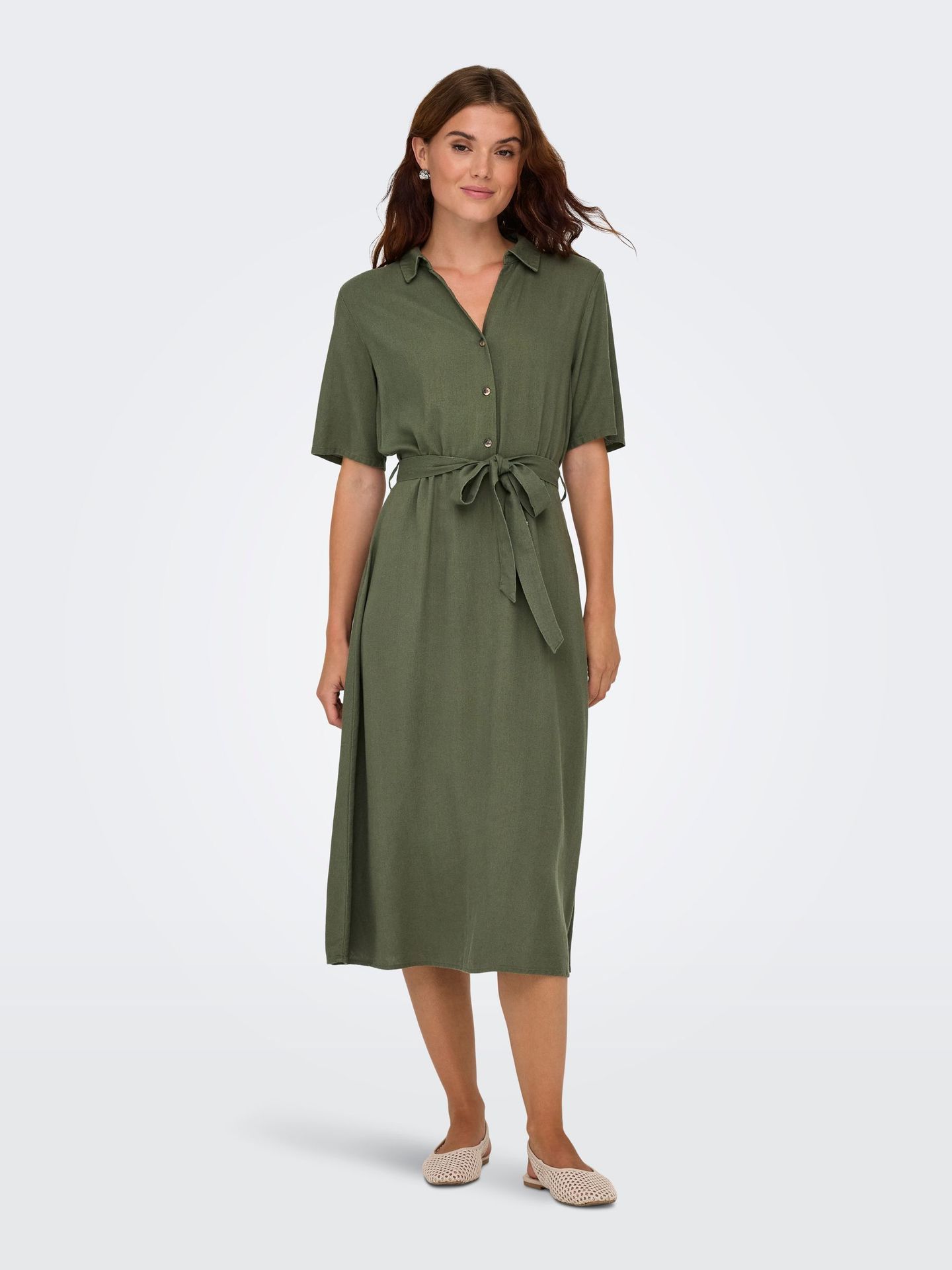 Only JDYSAY 2/4 MIDI SHIRT DRESS WVN NOO Kalamata 2900163863024