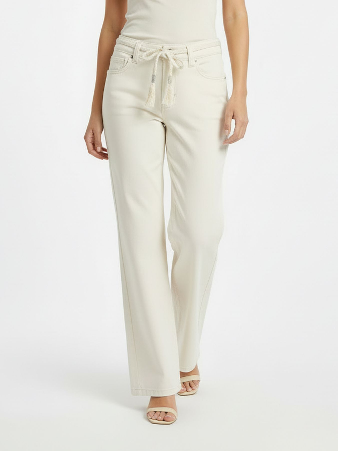 Red Button Colette & Belt Ecru  ecru71 00117052-EKA26007300000017