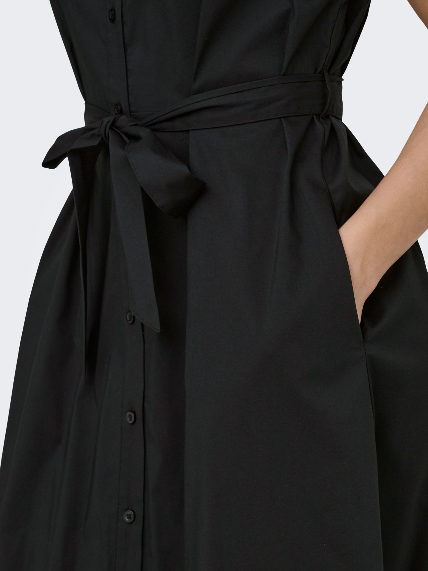 JDY JDYMIO S/S MAXI SHIRT DRESS WVN DIA Black 2900163884067