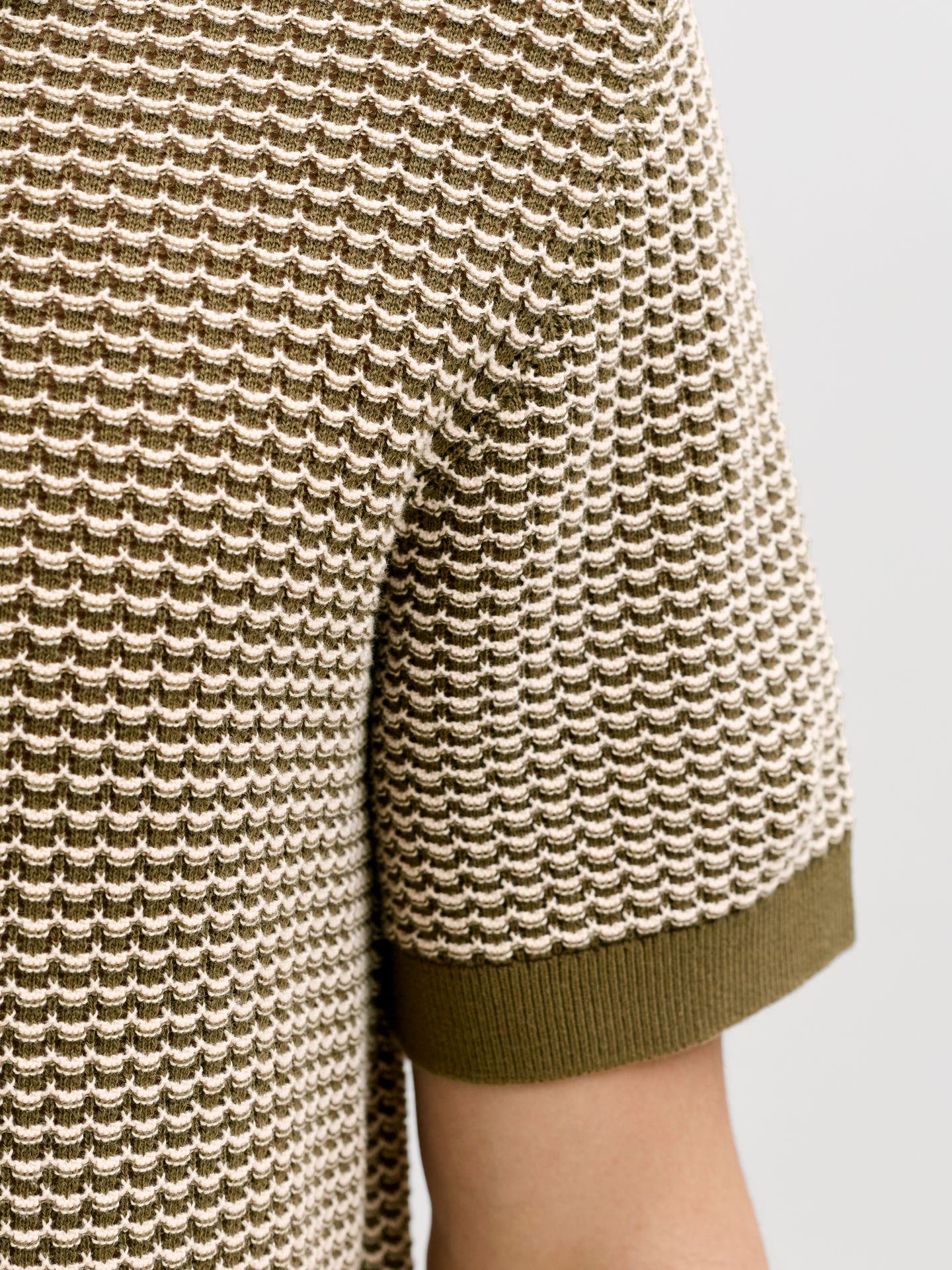 Jack & Jones JPRBLUKINGSLEY KNIT POLO SS LN Martini Olive/Twist 2900163905021