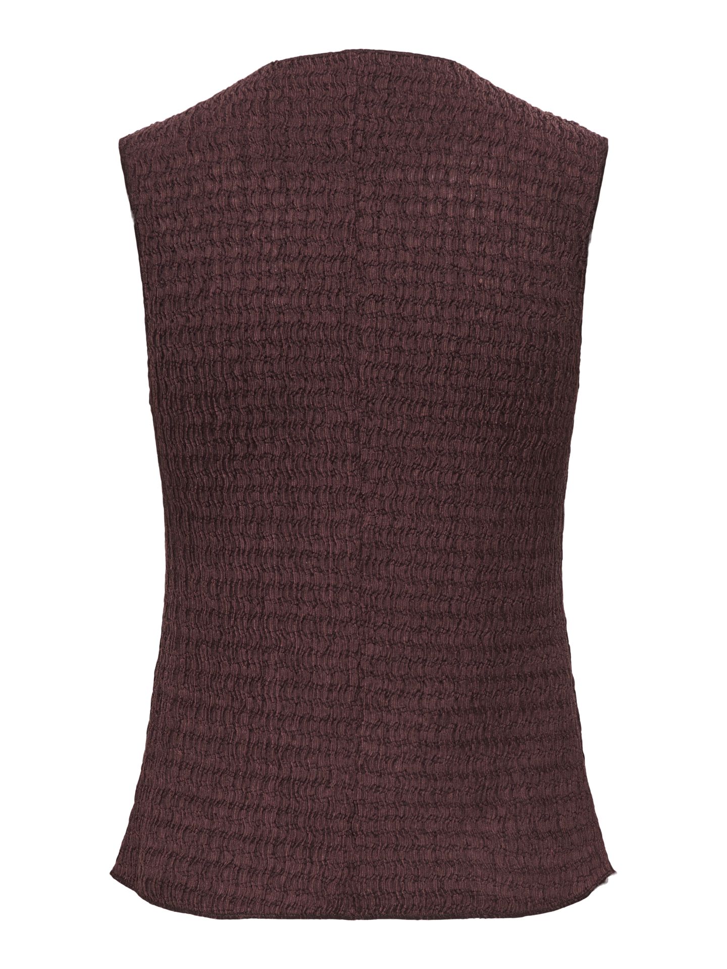 Only ONLILSE S/L STRUCTURE VEST JRS NOOS Deep Mahogany 2900165227015