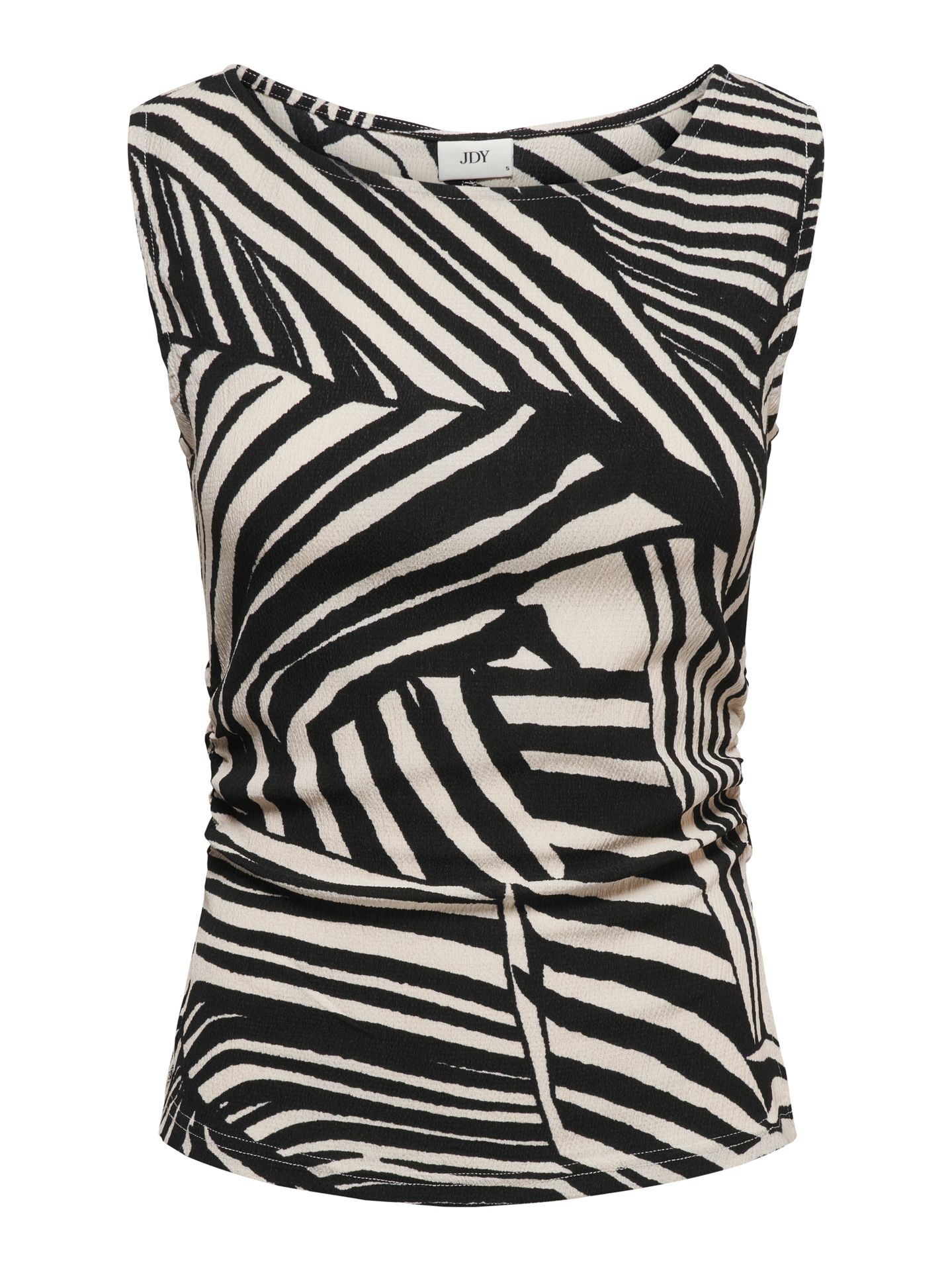 JDY JDYDEBBIE S/L TOP JRS DIA Sandshell/BLACK TIE DYE STRIPES 2900163919035