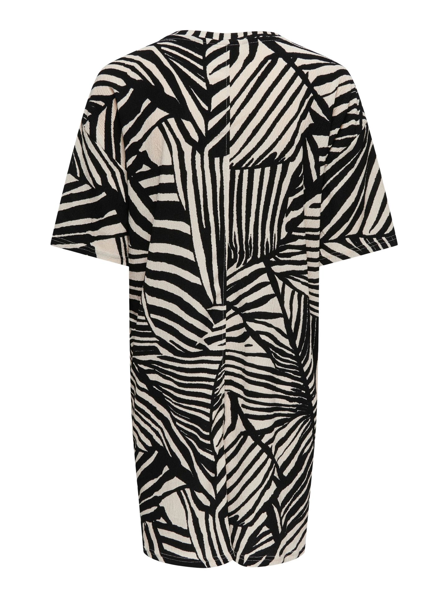 JDY JDYDEBBIE S/S OVERSIZE DRESS JRS DI Sandshell/BLACK TIE DYE STRIPES 00117067-EKA26011400002823