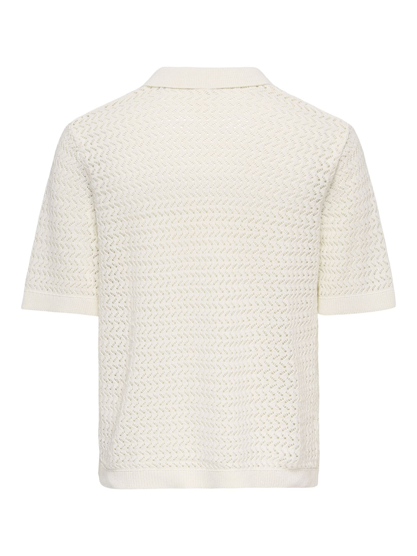 Only & Sons ONSNYLE 5 SS SPLIT POLO KNIT CS Cloud Dancer 00117068-EKA26011400000283