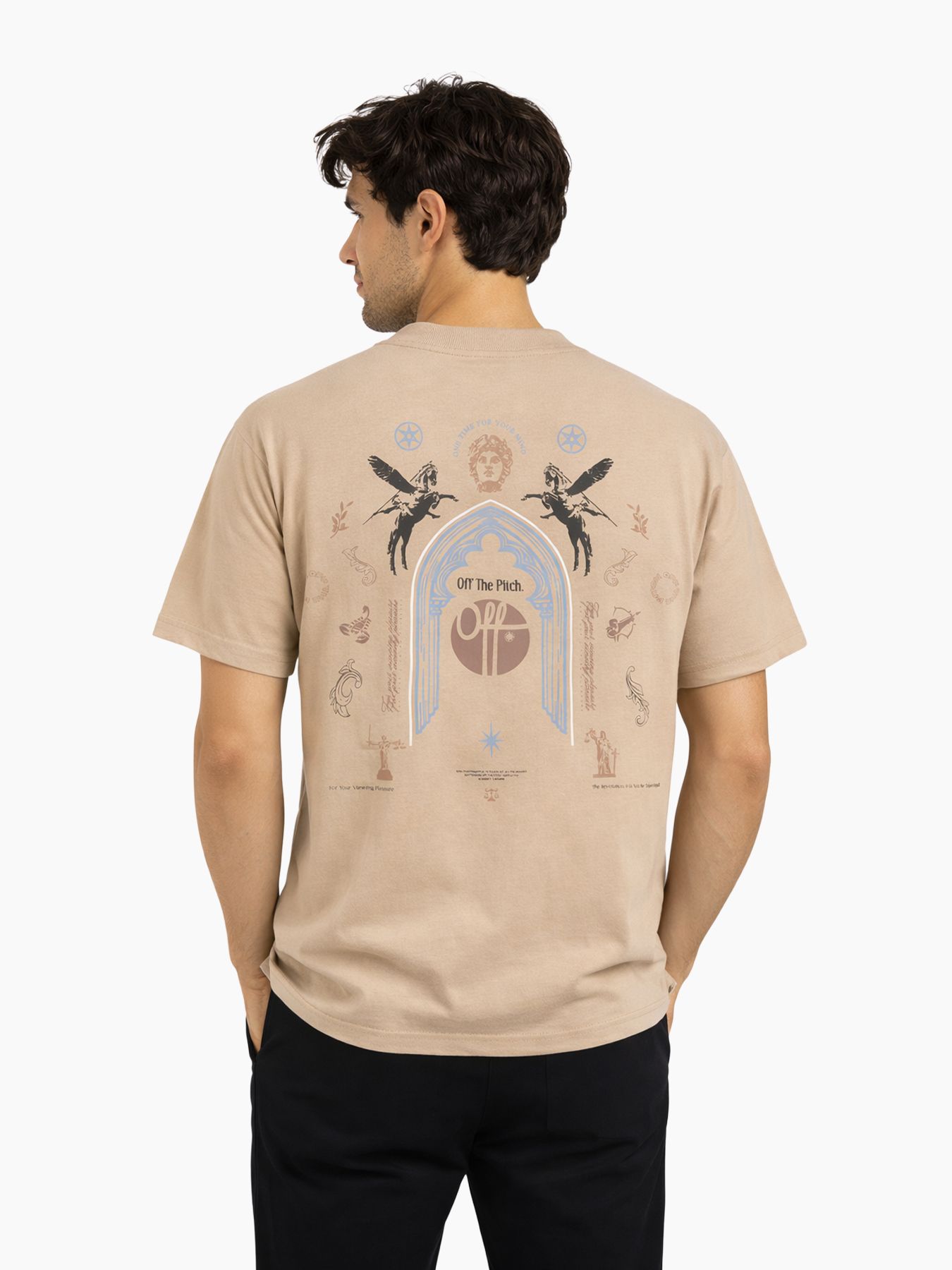 Off The Pitch Sacred loose fit tee Sand 2900163966039