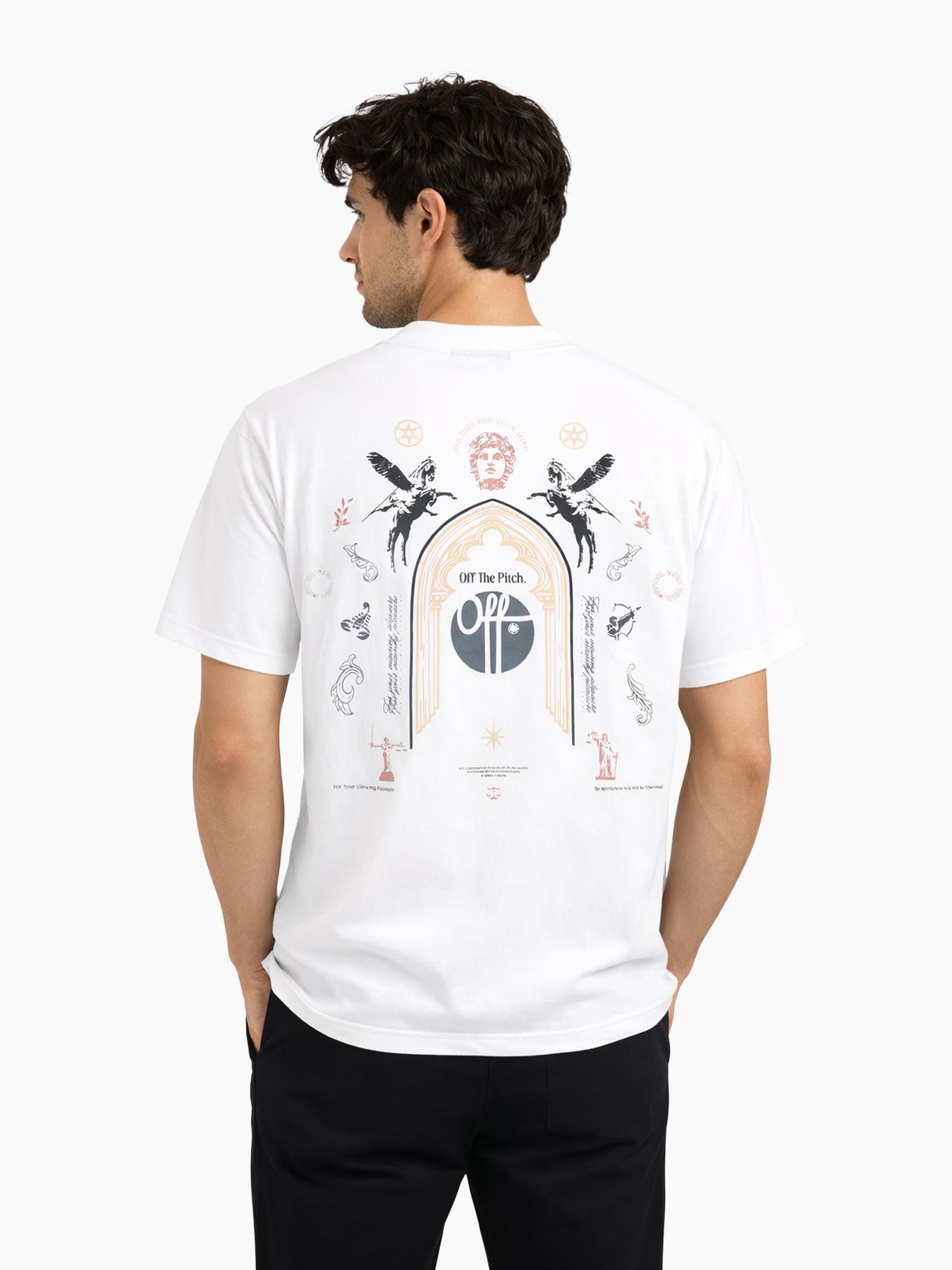 Off The Pitch Sacred loose fit tee White 2900163965063