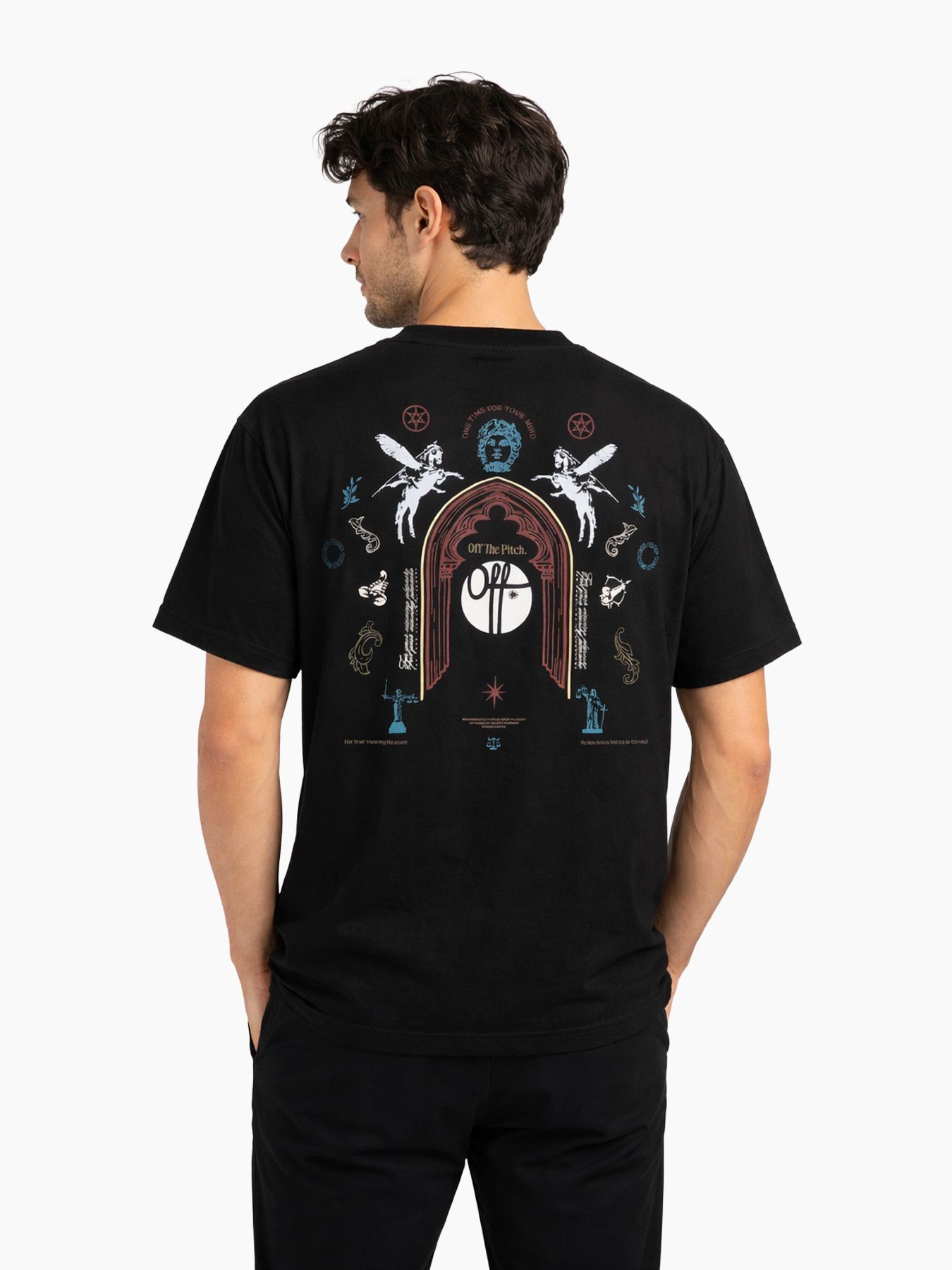 Off The Pitch Sacred loose fit tee Black 2900163964042