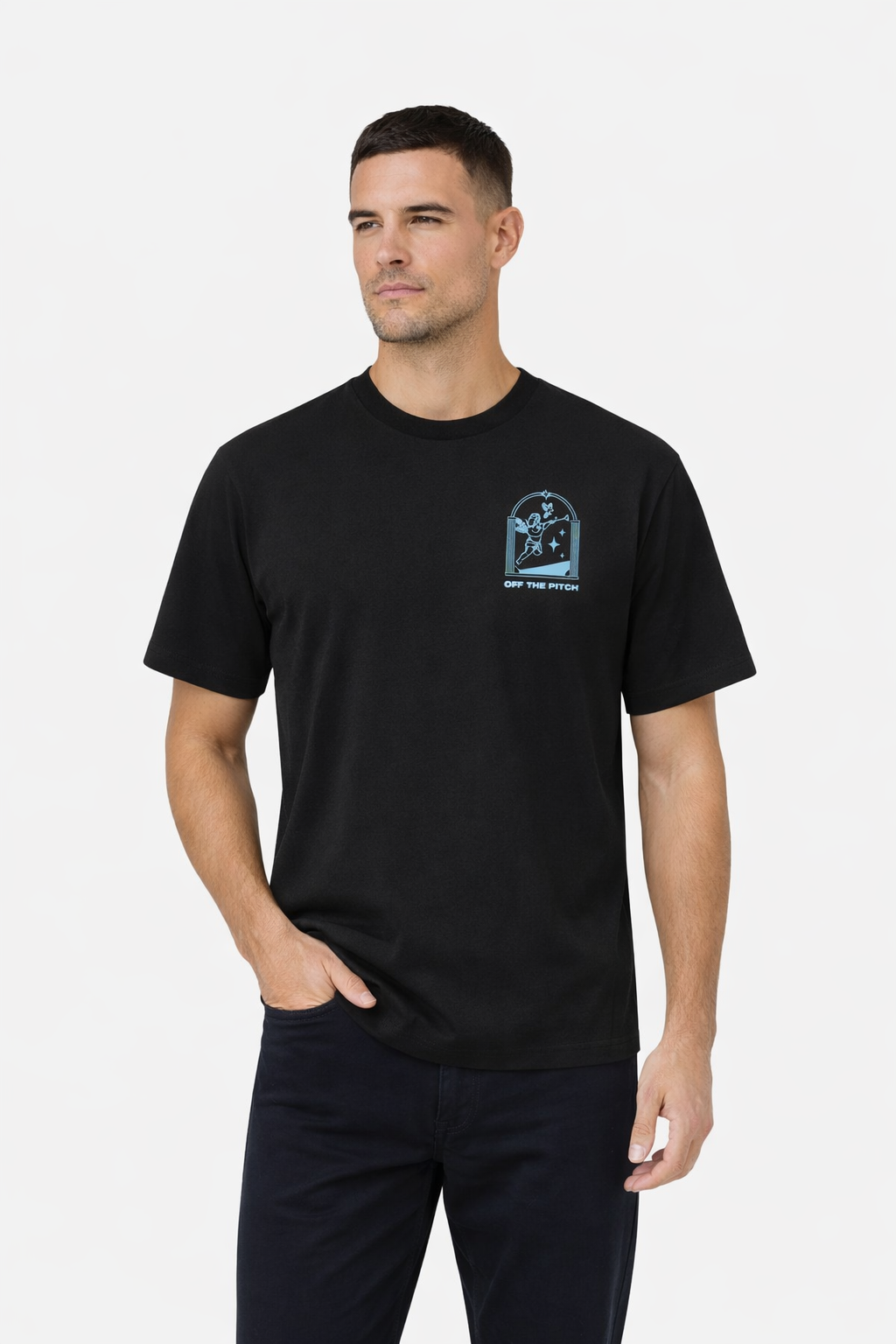 Off The Pitch Passage Oversized fit tee Black 00117102-999