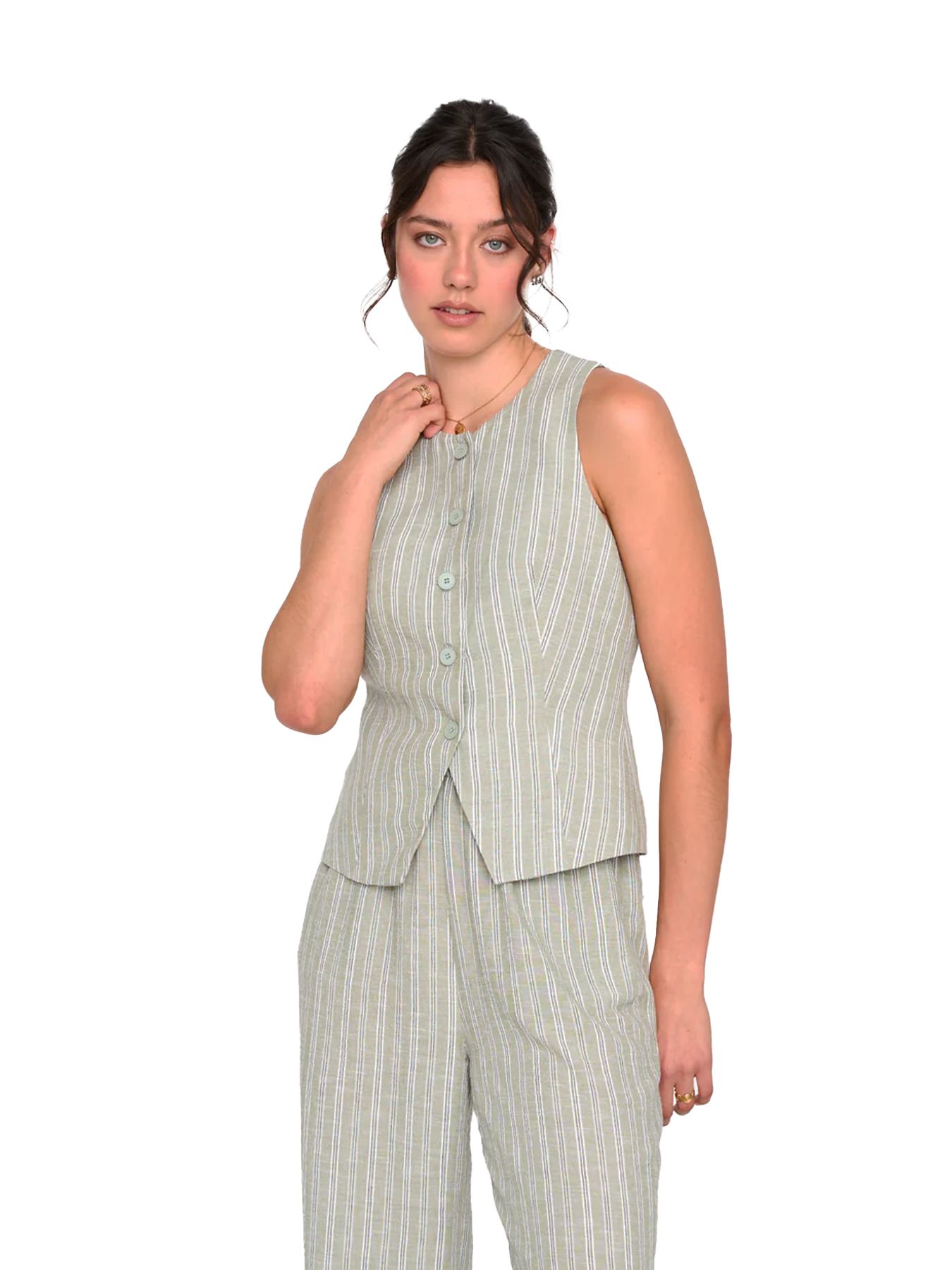 24 Colours 12480 Gilet GREEN 00117105-GRE