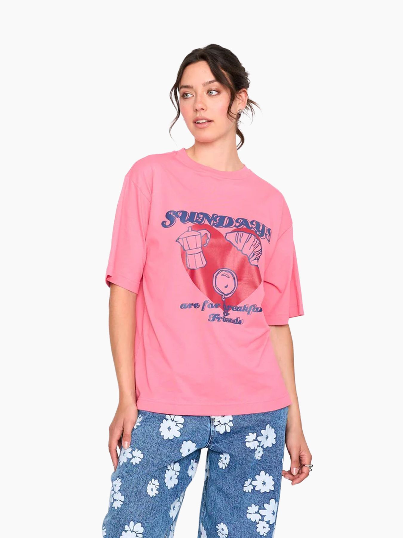 24 Colours 12503 T-shirt Pink 00117106-VXD