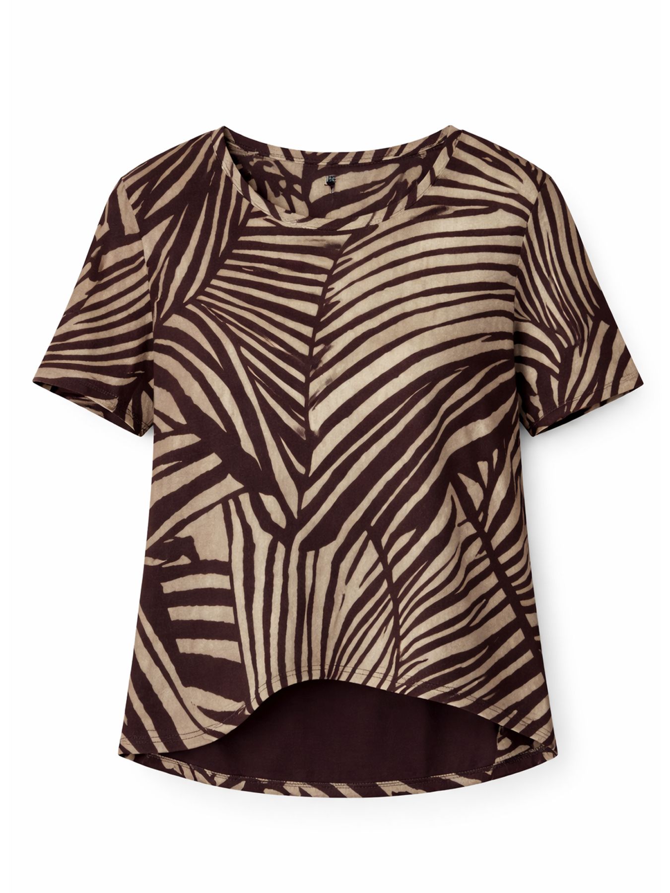 Only JDYDEBBIE S/S TOP JRS Sandshell/CHOCOLATE TORTE TROPE 2900163984033