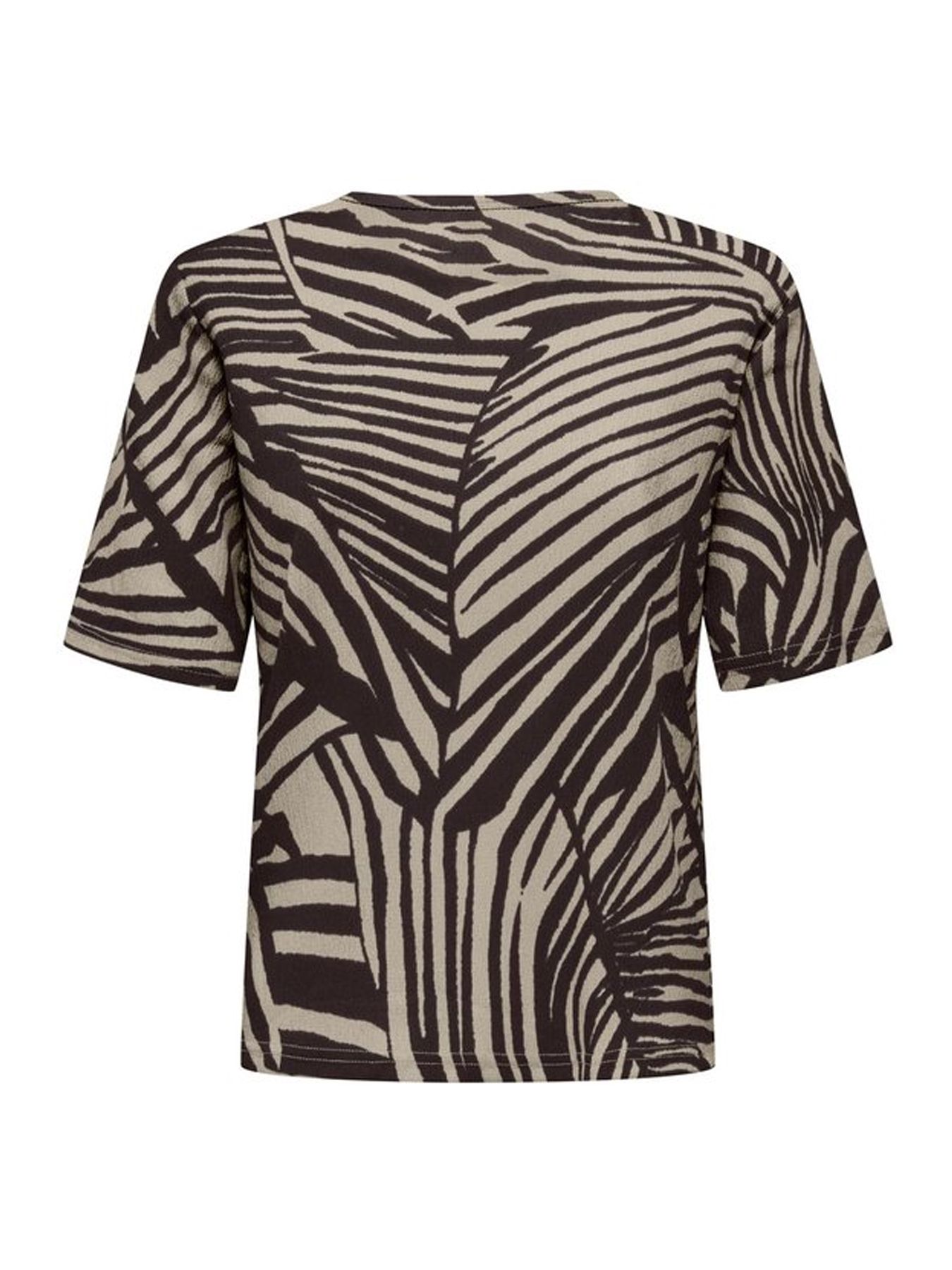 Only JDYDEBBIE S/S TOP JRS Sandshell/CHOCOLATE TORTE TROPE 2900163984033